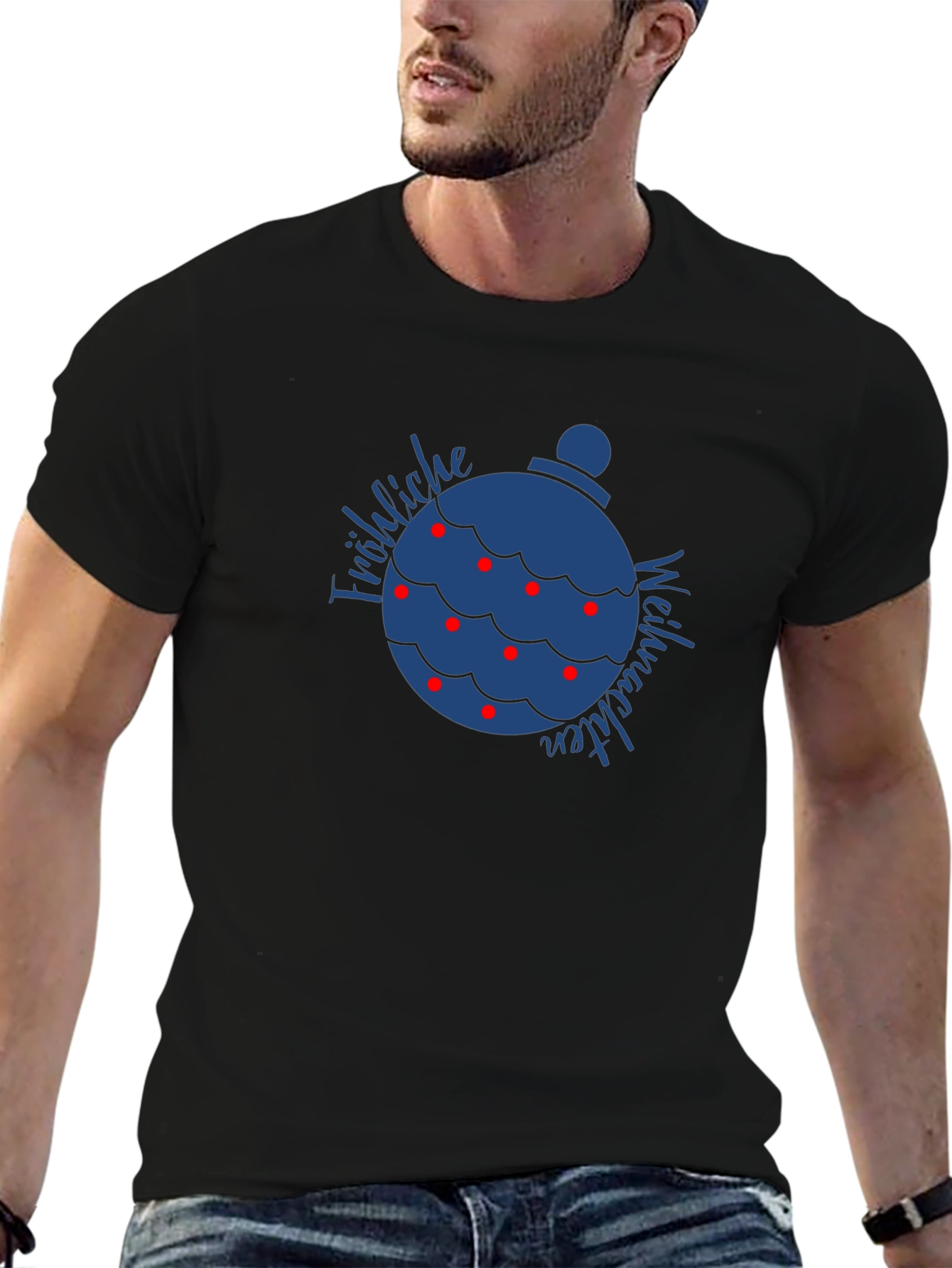 Fröhliche Weihnachten Ornament T-Shirt