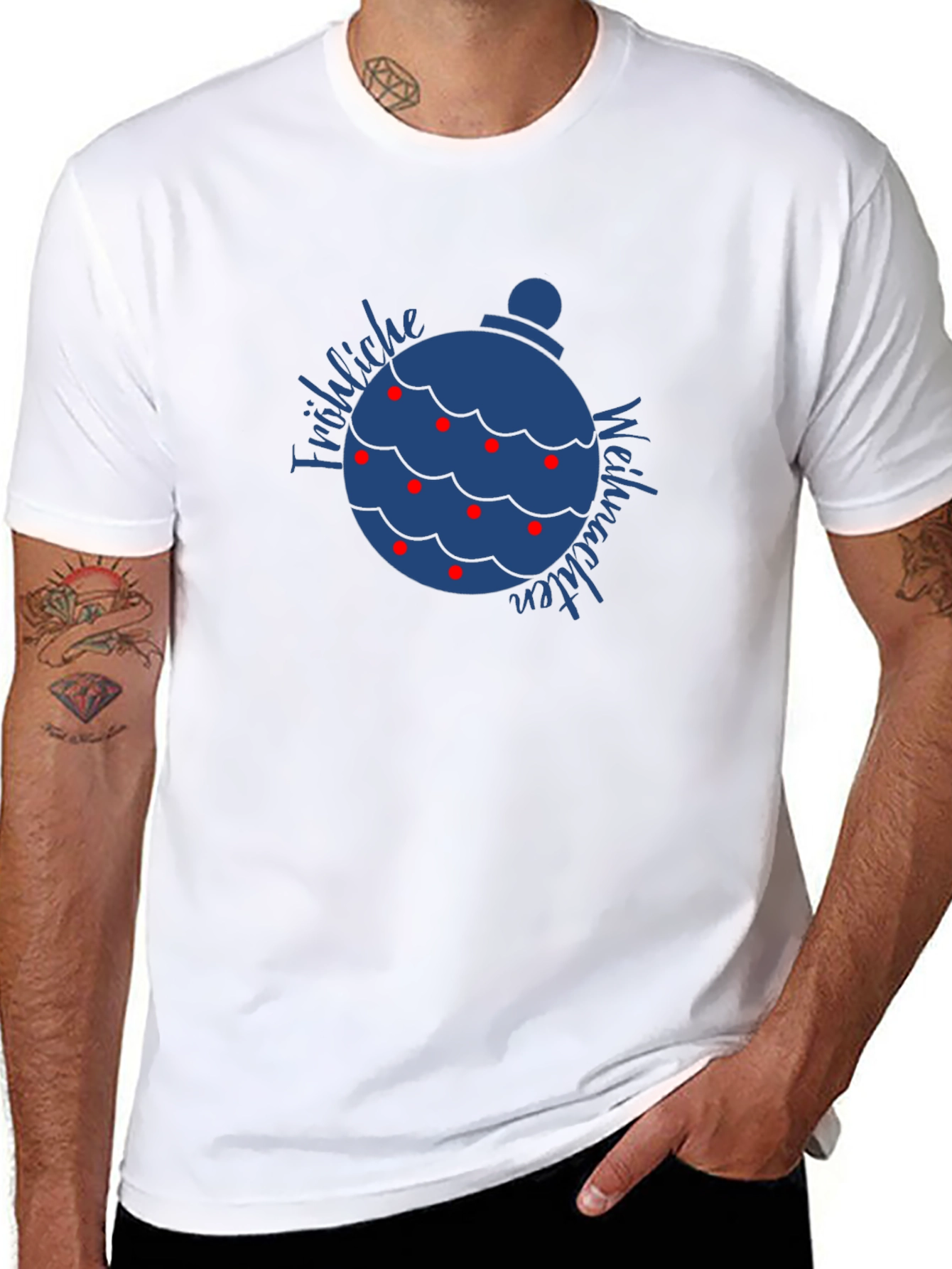 Fröhliche Weihnachten Ornament T-Shirt