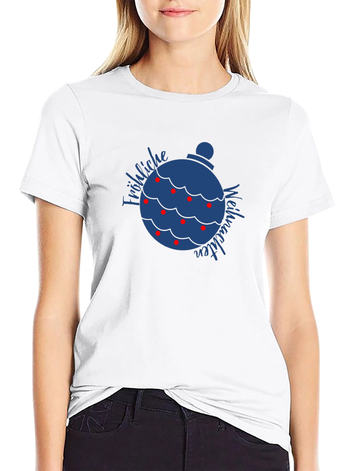 Fröhliche Weihnachten Ornament T-Shirt