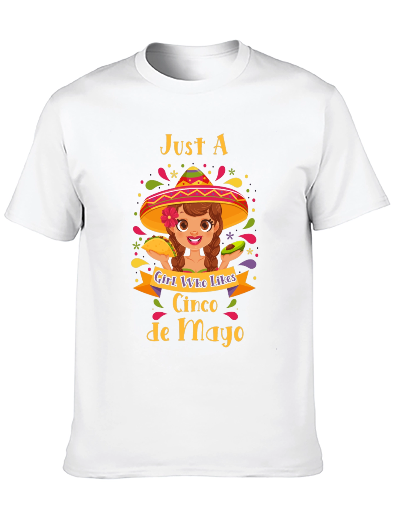 Cinco de Mayo Girls Graphic T-Shirt