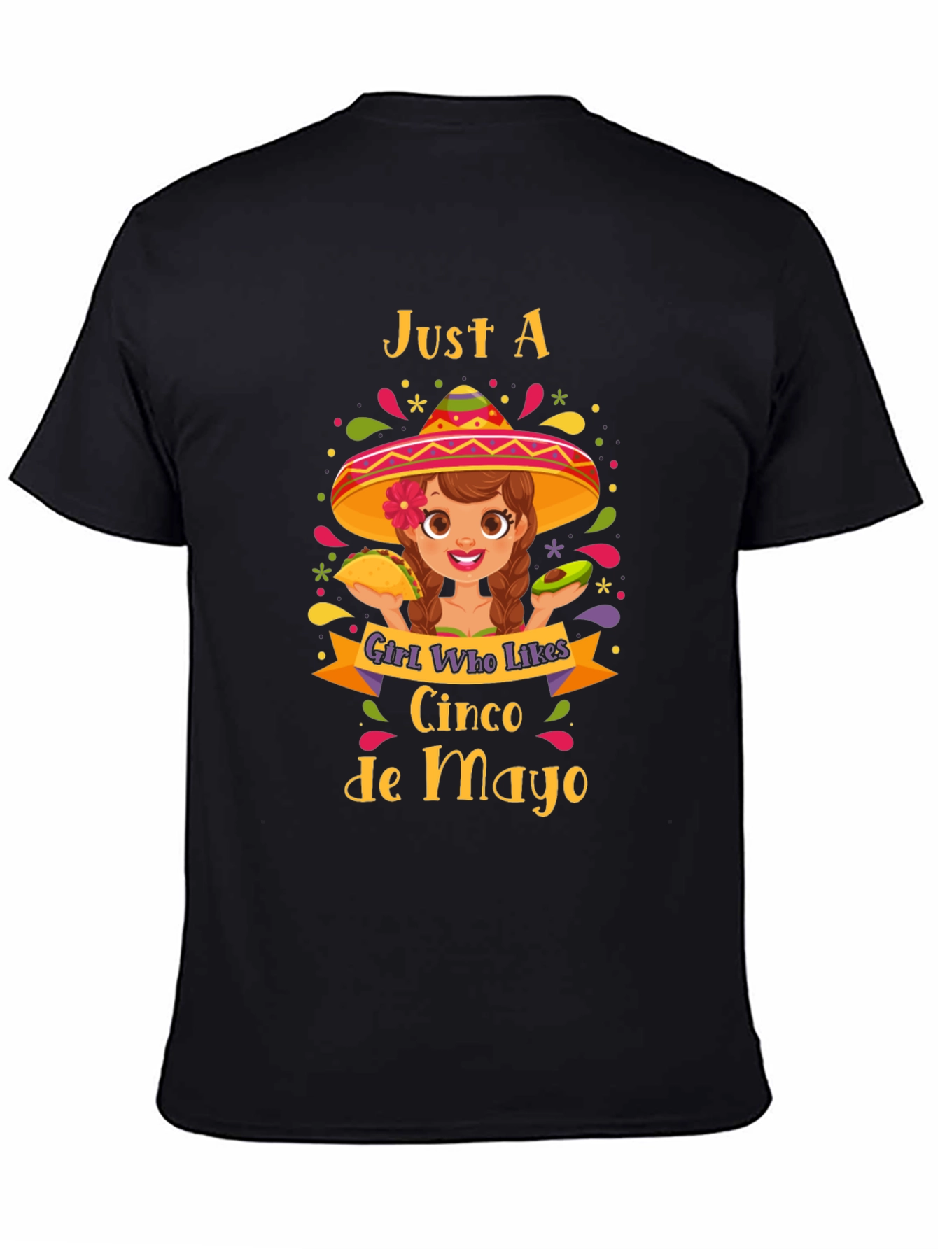 Cinco de Mayo Girls Graphic T-Shirt