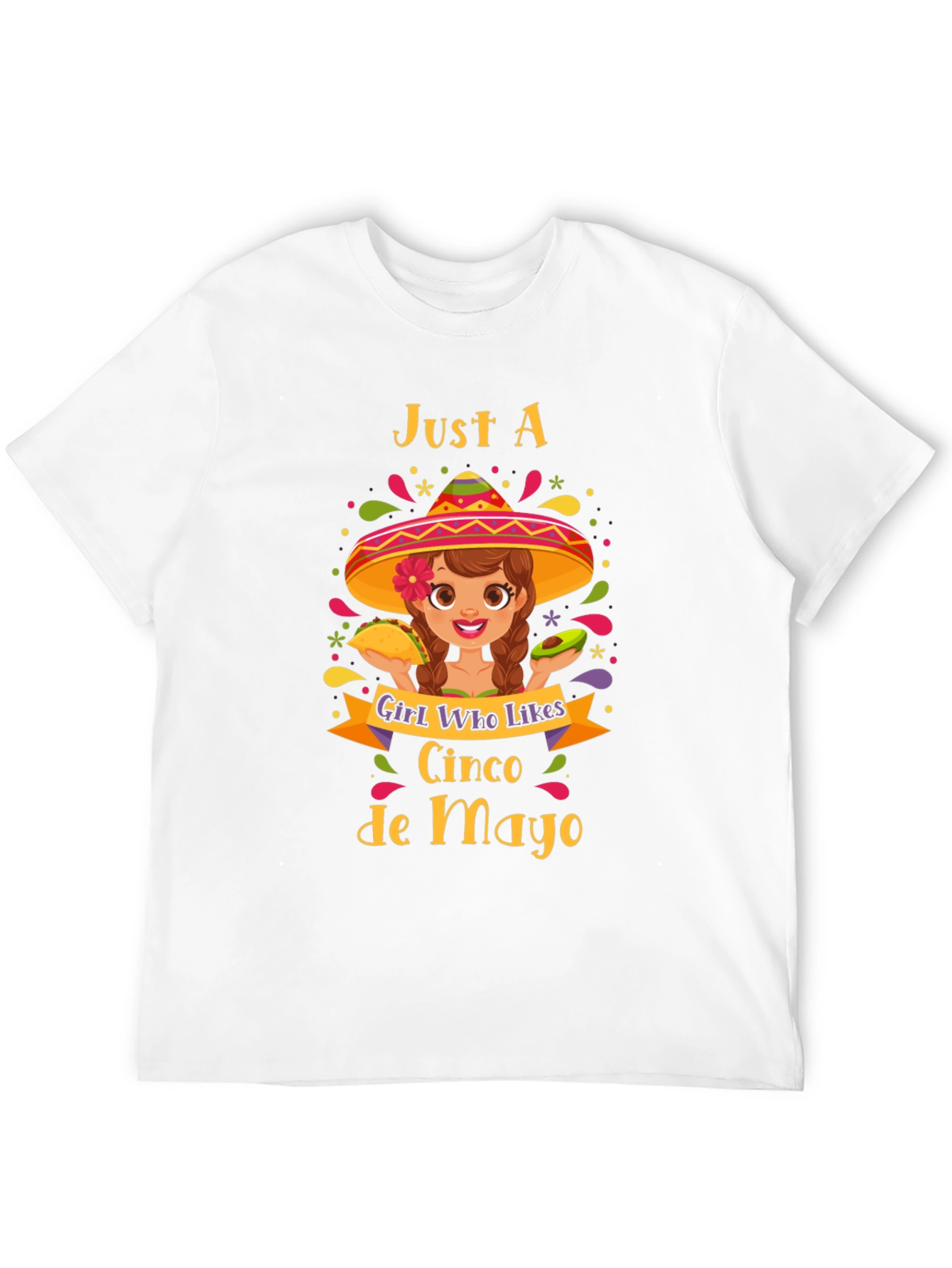 Cinco de Mayo Girls Graphic T-Shirt