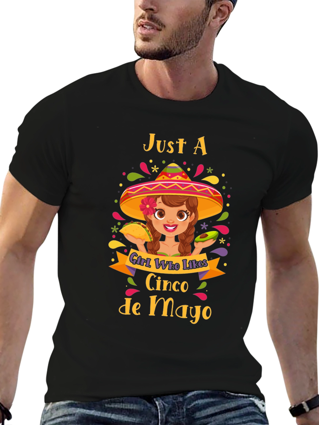 Cinco de Mayo Girls Graphic T-Shirt