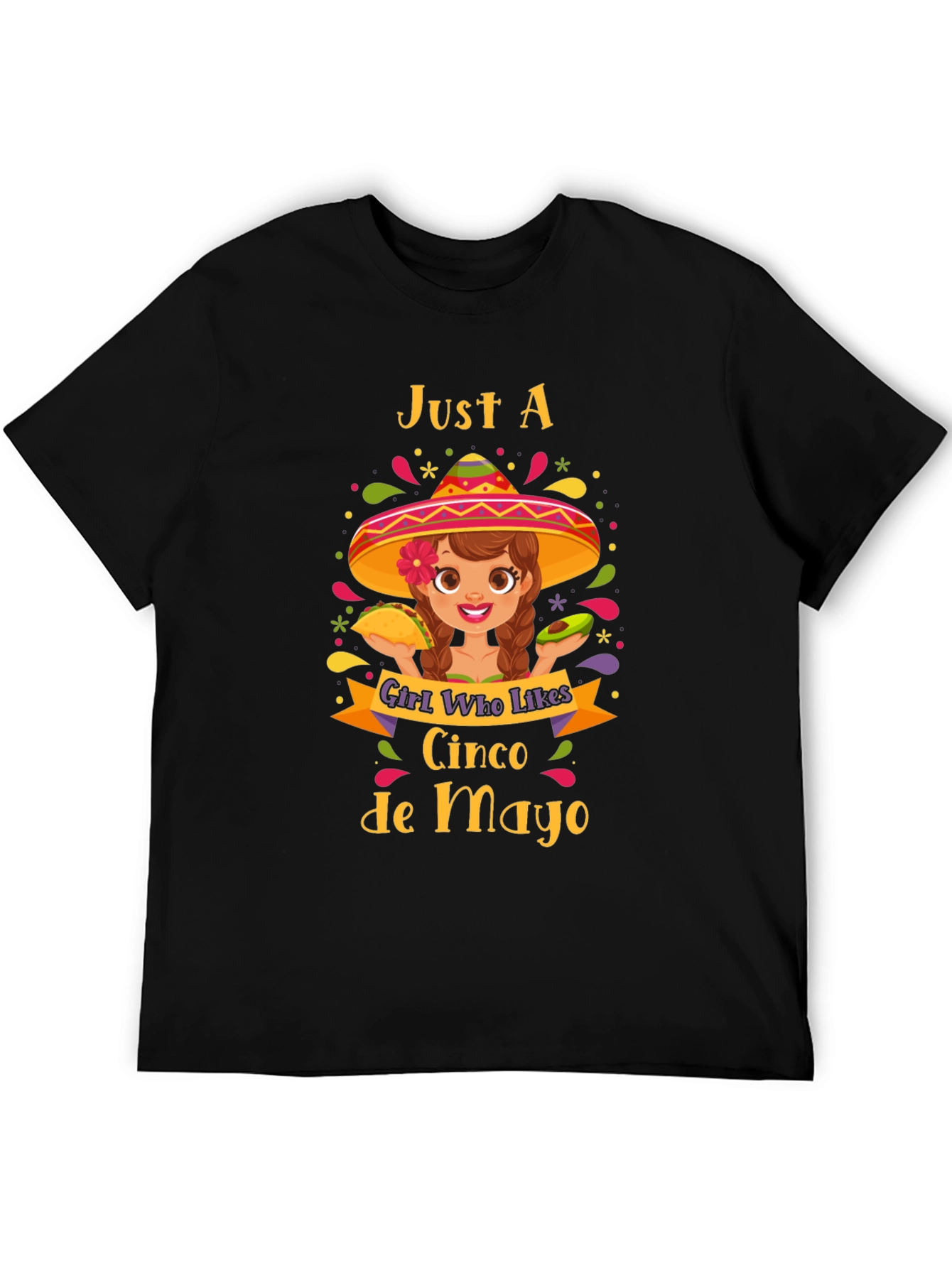 Cinco de Mayo Girls Graphic T-Shirt