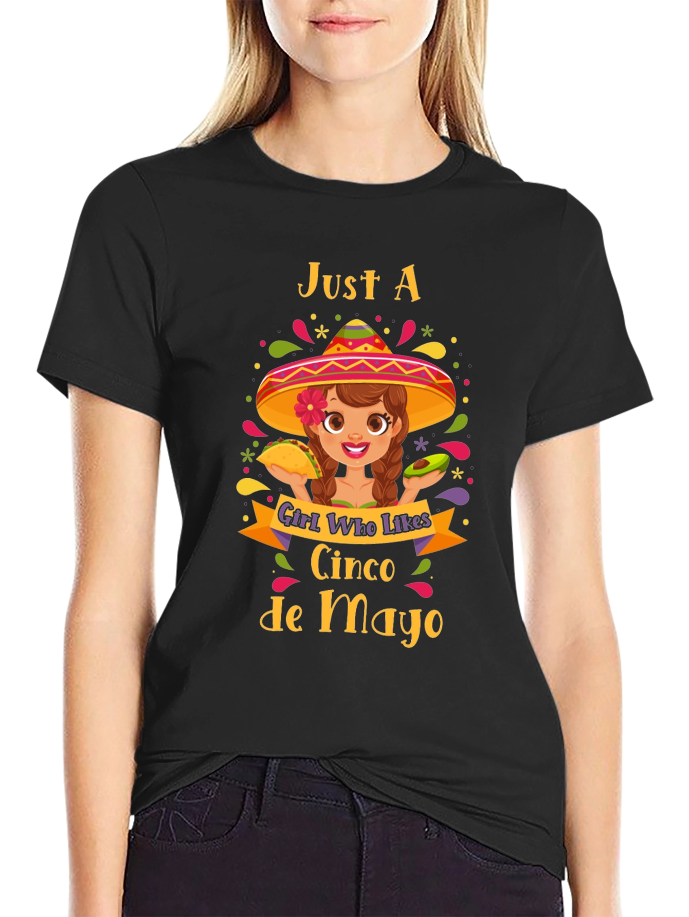 Cinco de Mayo Girls Graphic T-Shirt