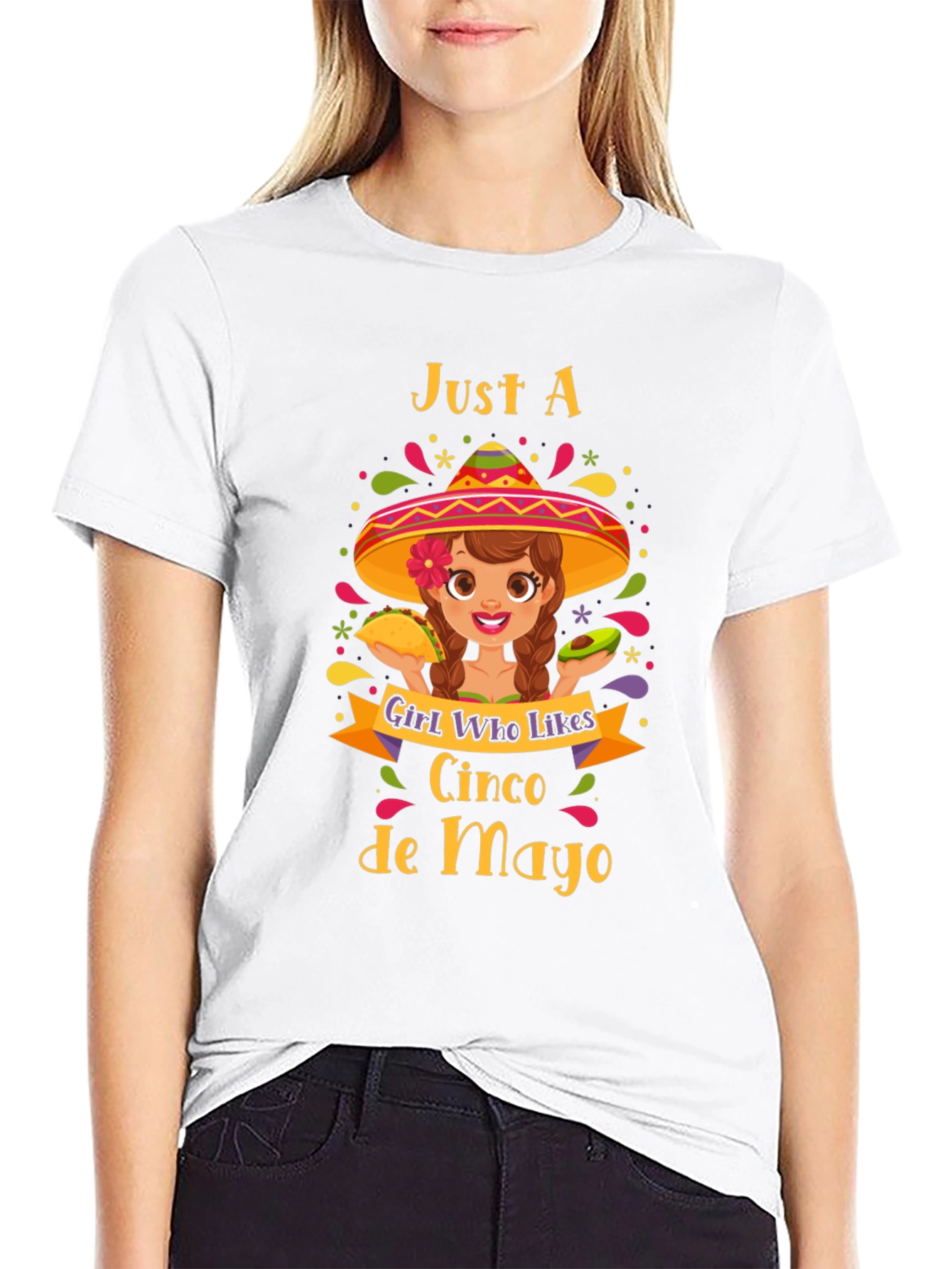 Cinco de Mayo Girls Graphic T-Shirt