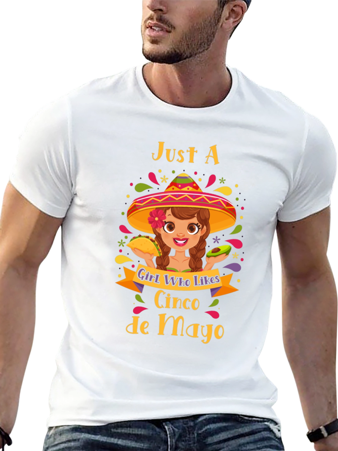 Cinco de Mayo Girls Graphic T-Shirt