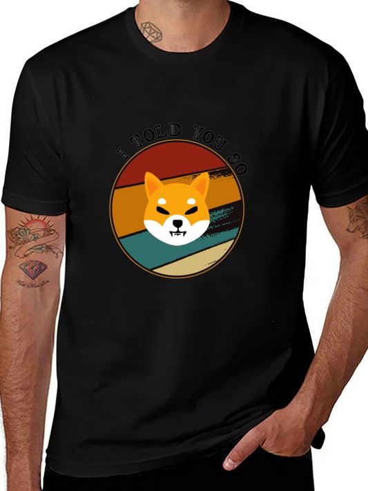 Retro Shiba Inu T-Shirt - I Told You So!