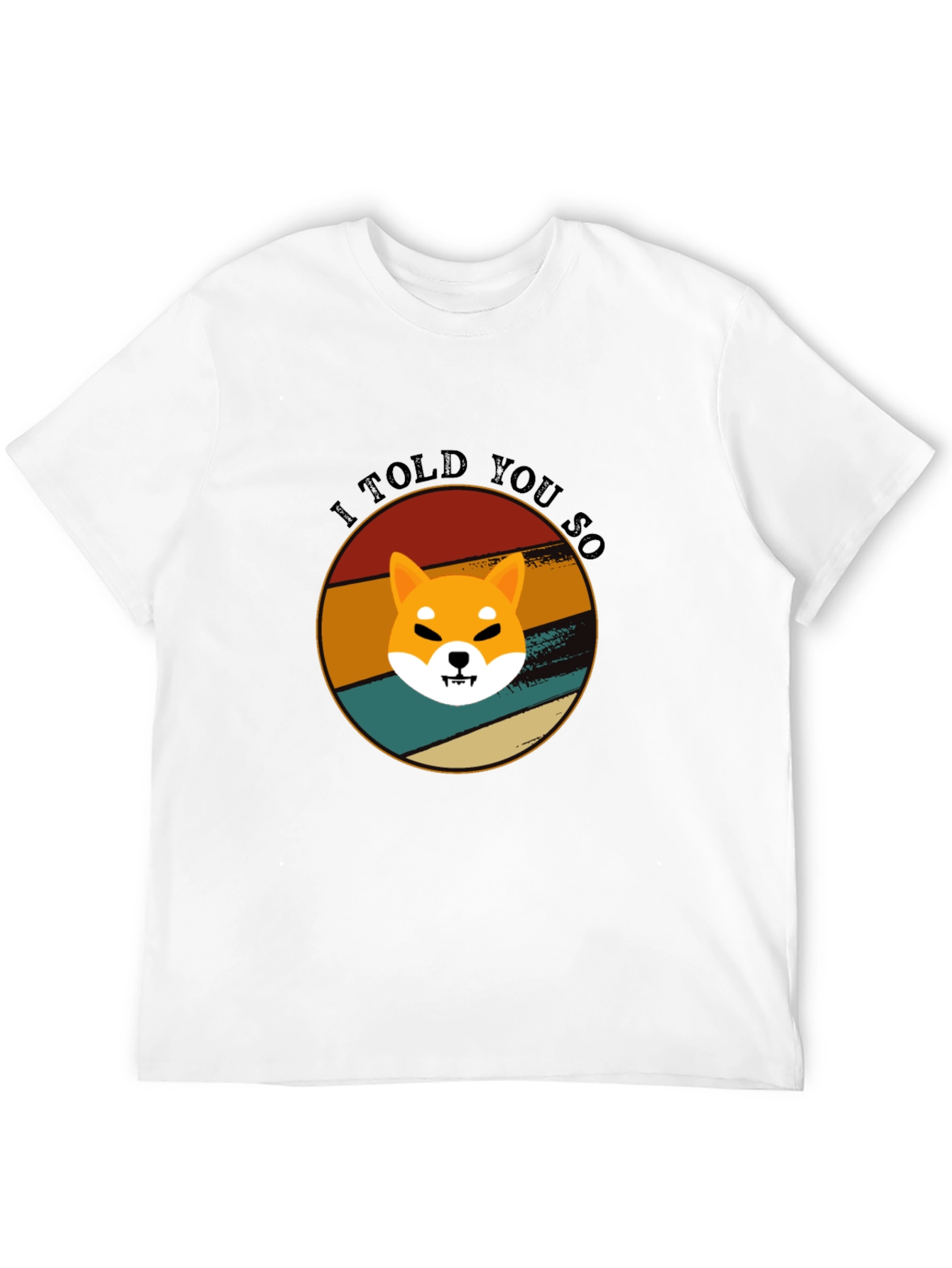 Retro Shiba Inu T-Shirt - I Told You So!