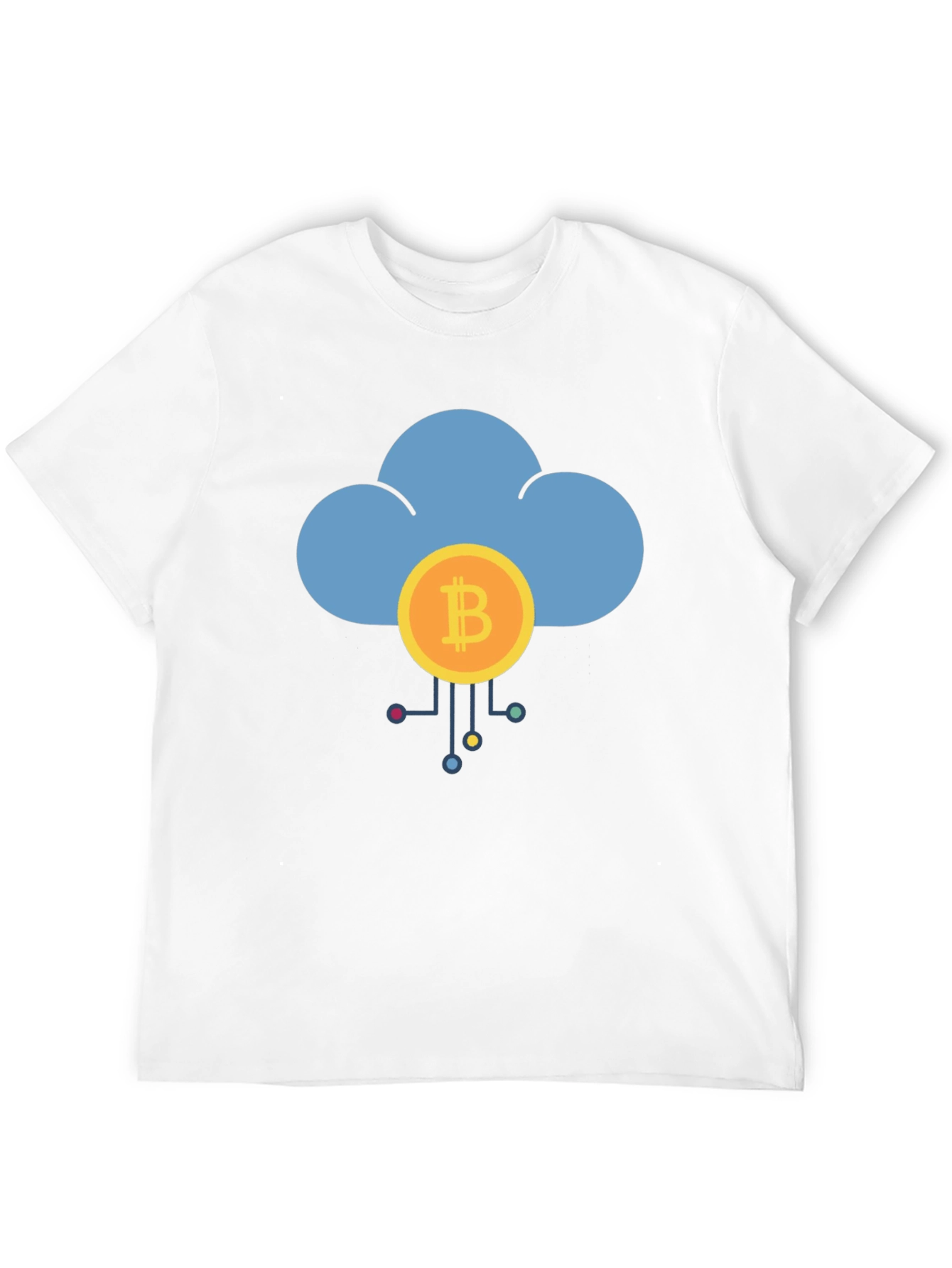 Bitcoin Cloud T-Shirt - Crypto Design