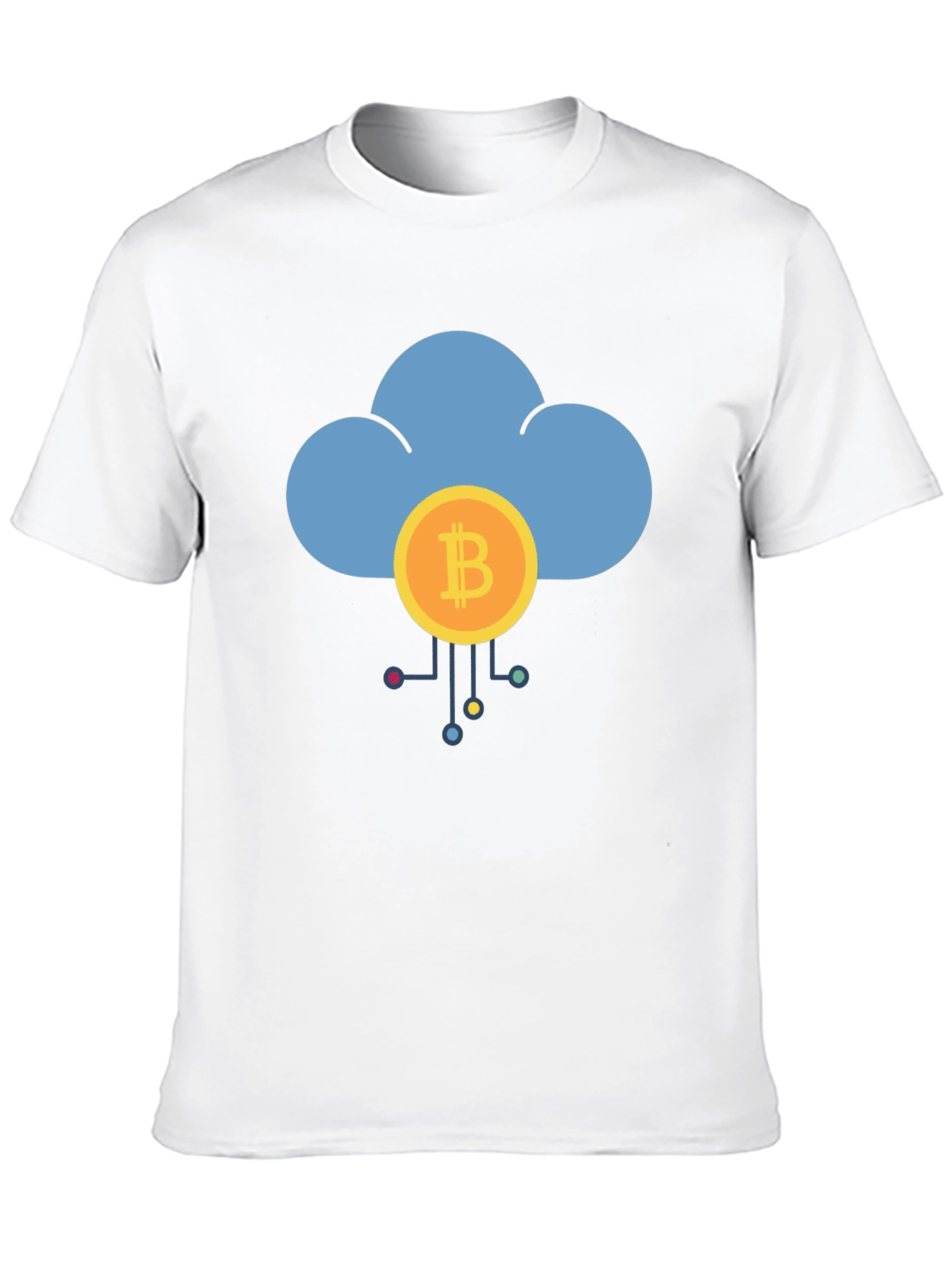 Bitcoin Cloud T-Shirt - Crypto Design