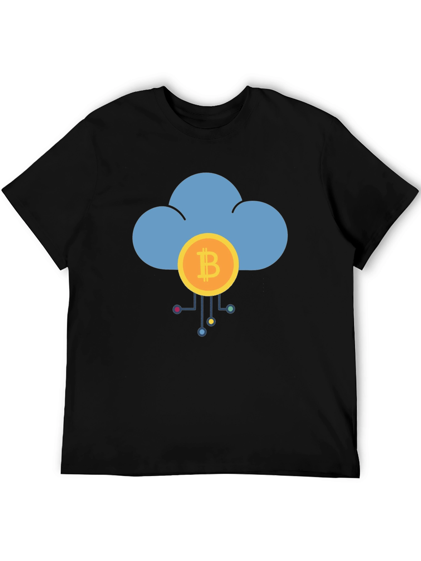 Bitcoin Cloud T-Shirt - Crypto Design
