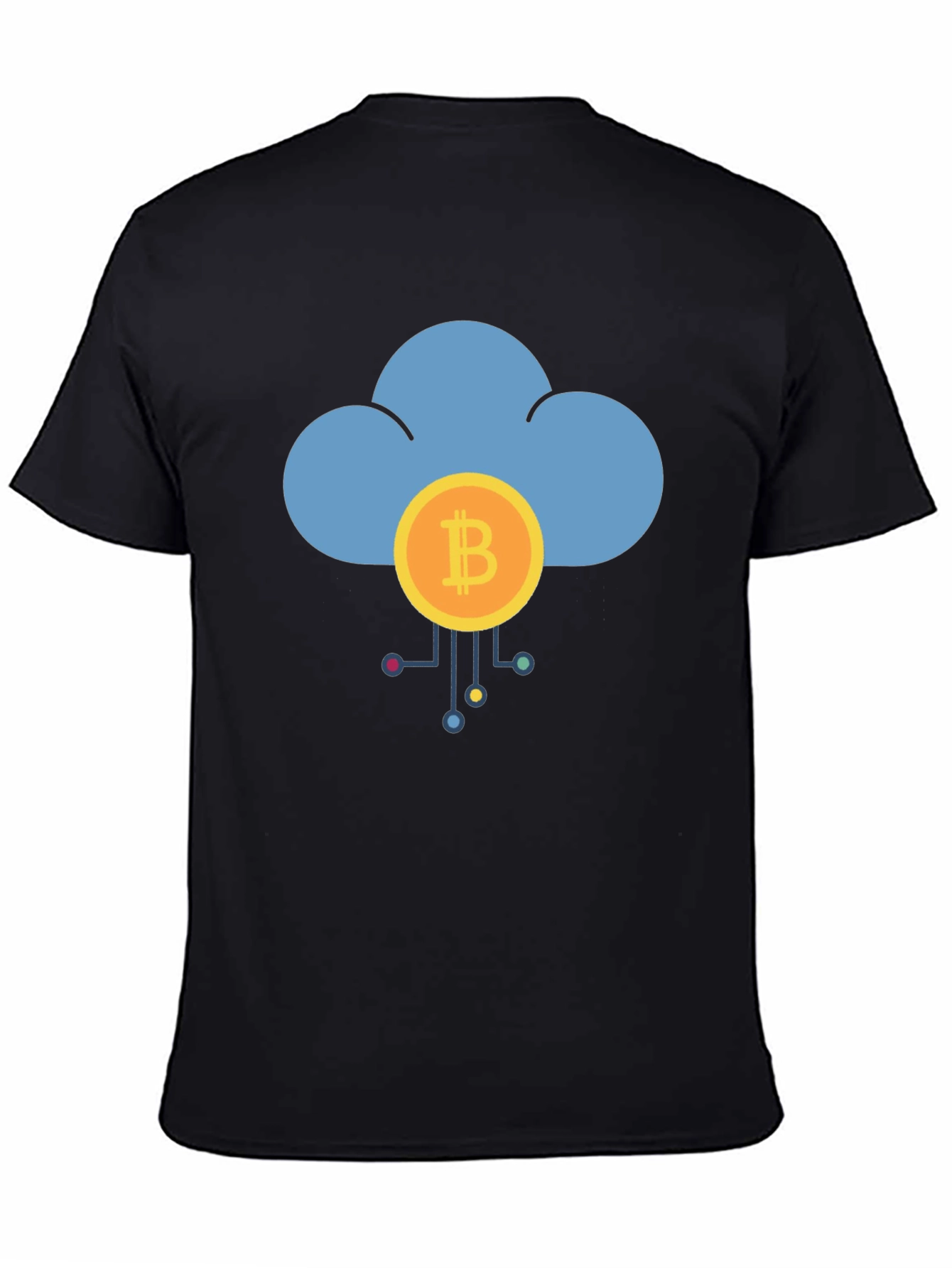 Bitcoin Cloud T-Shirt - Crypto Design