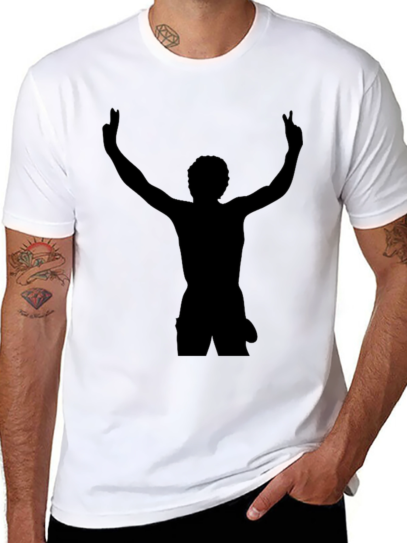 Silhouette T-Shirt - Peace Sign