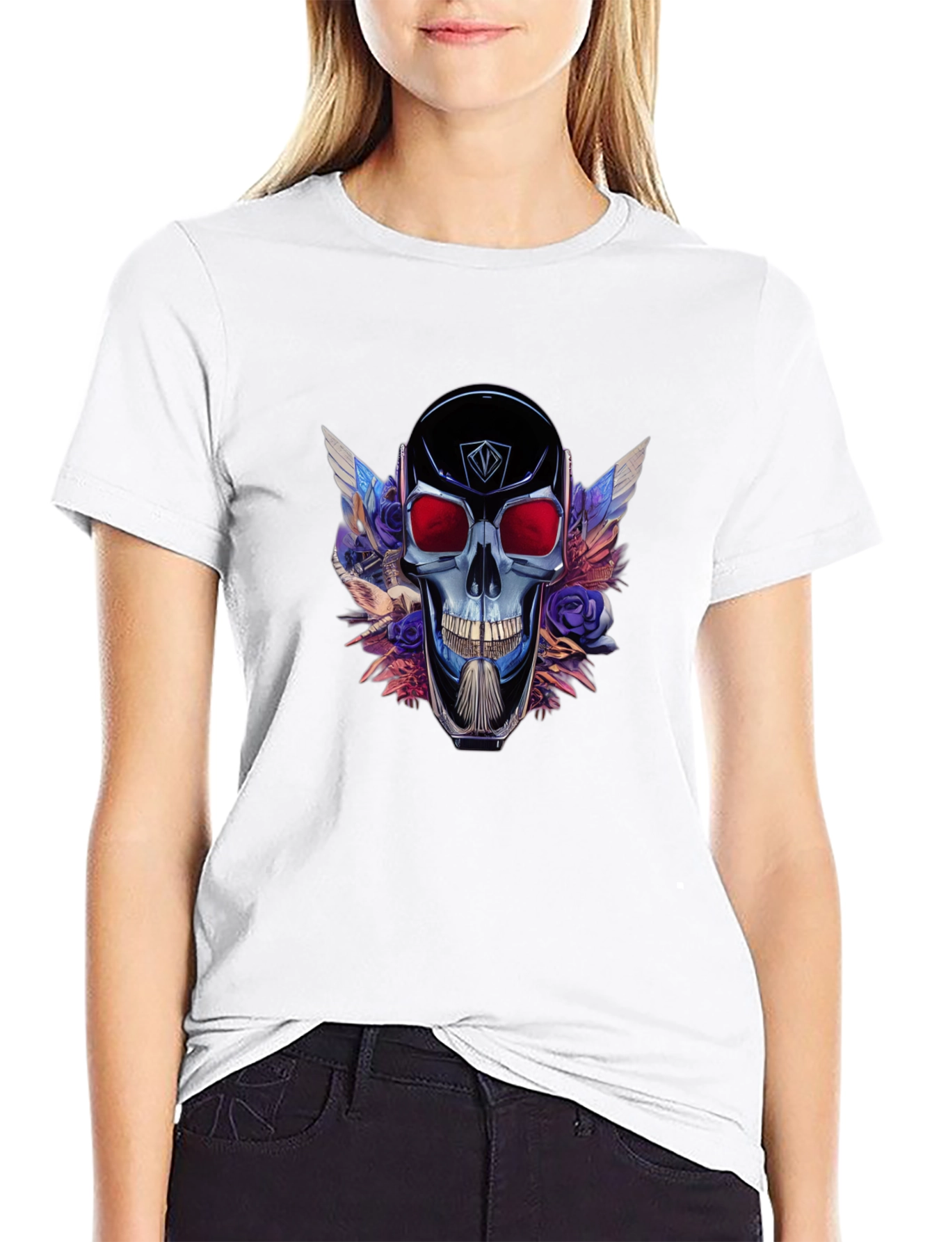 Skull & Wings Graphic T-Shirt - Bold Design