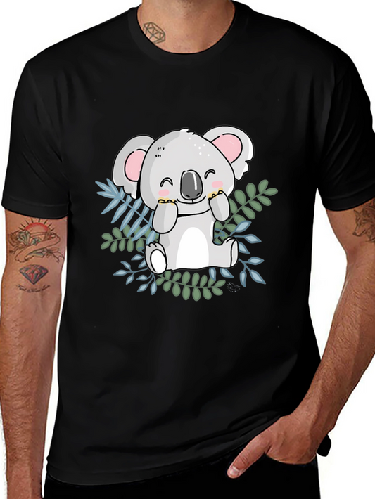 Cute Koala T-Shirt - Soft Cotton Tee for Animal Lovers