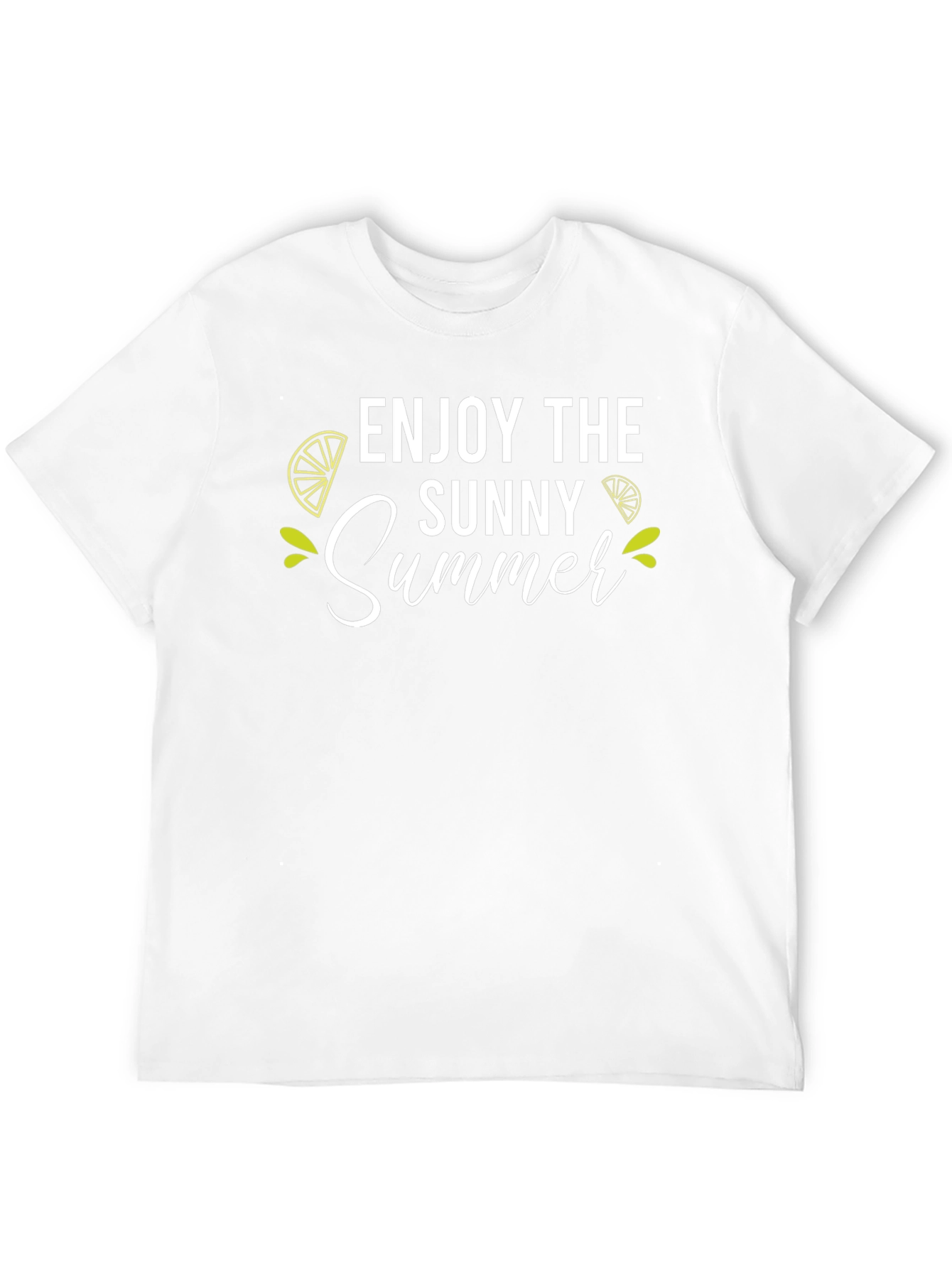 Enjoy the Sunny Summer Black T-Shirt