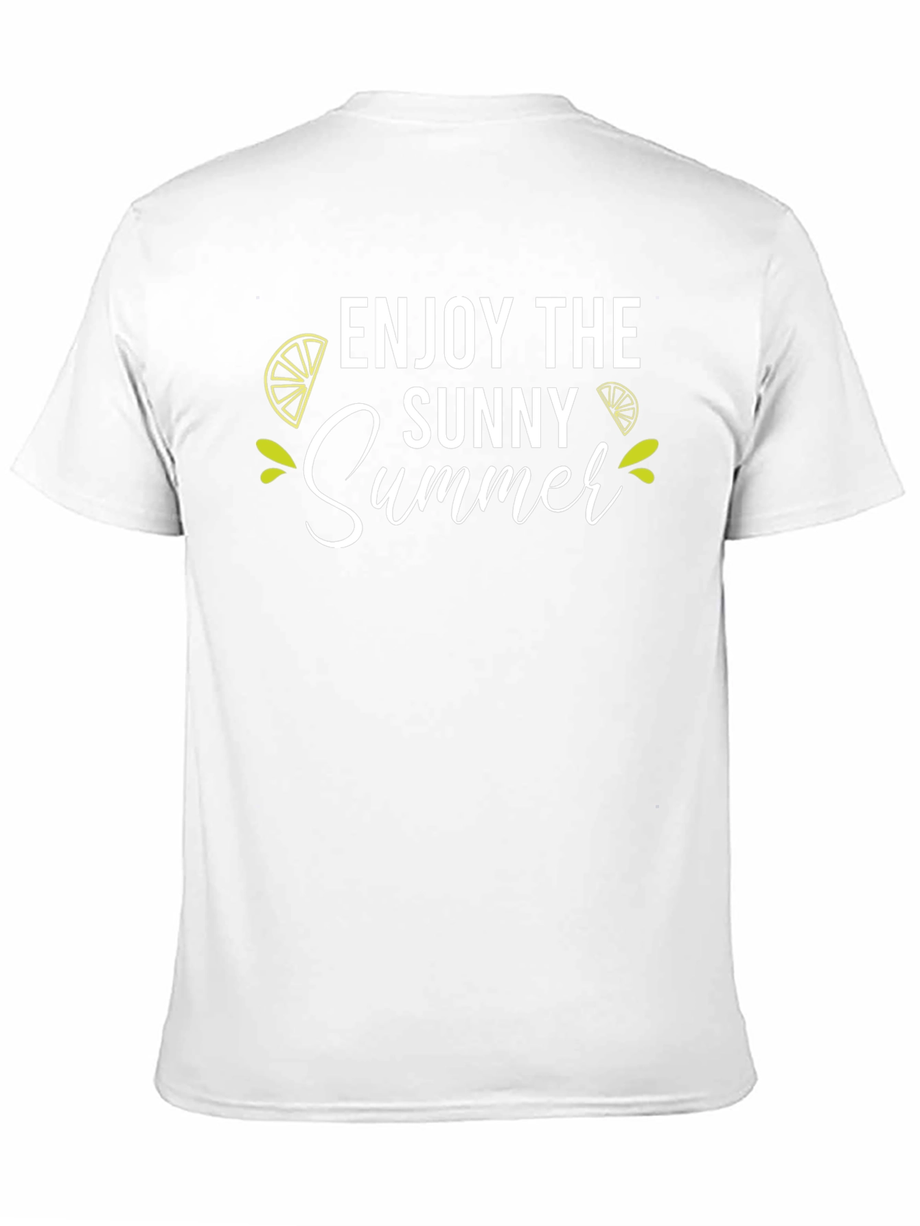 Enjoy the Sunny Summer Black T-Shirt