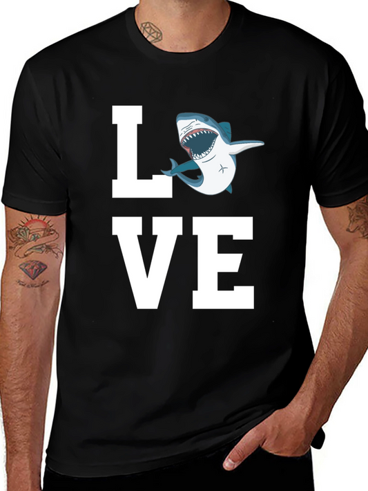 Love Shark T-Shirt - Great White Tee