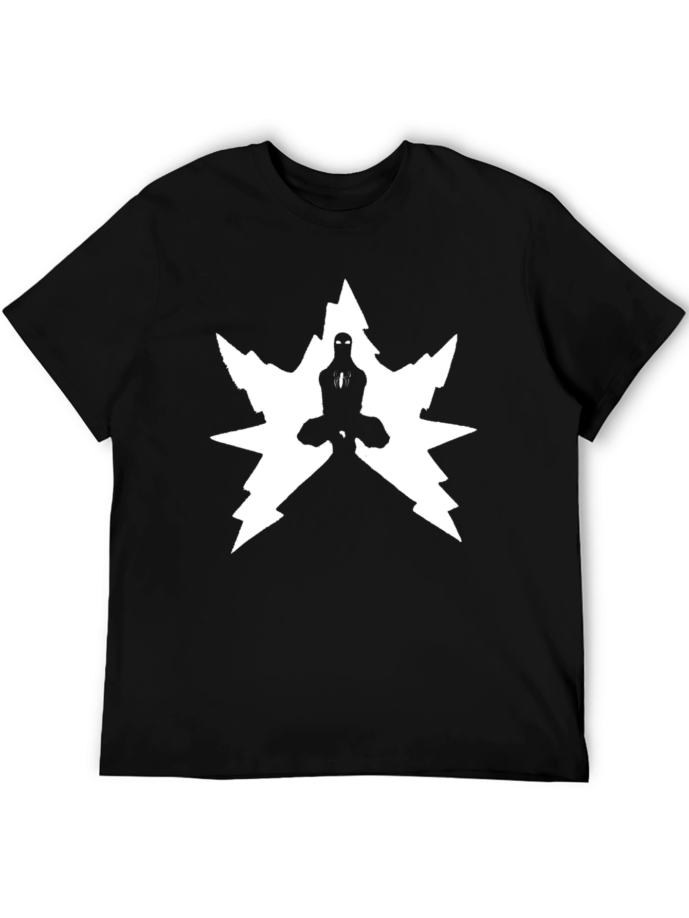 Ninja Meditation Graphic T-Shirt - Black