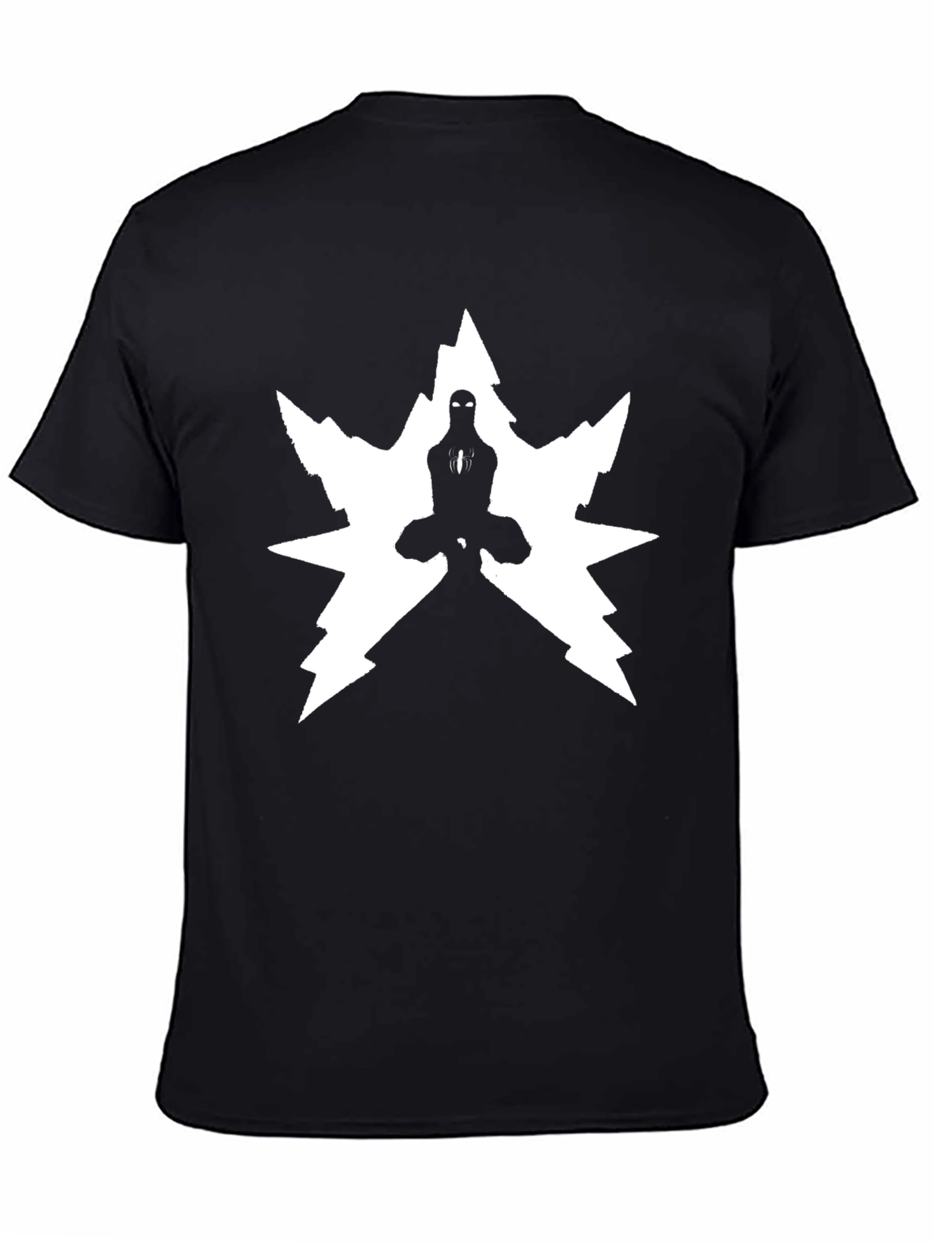 Ninja Meditation Graphic T-Shirt - Black