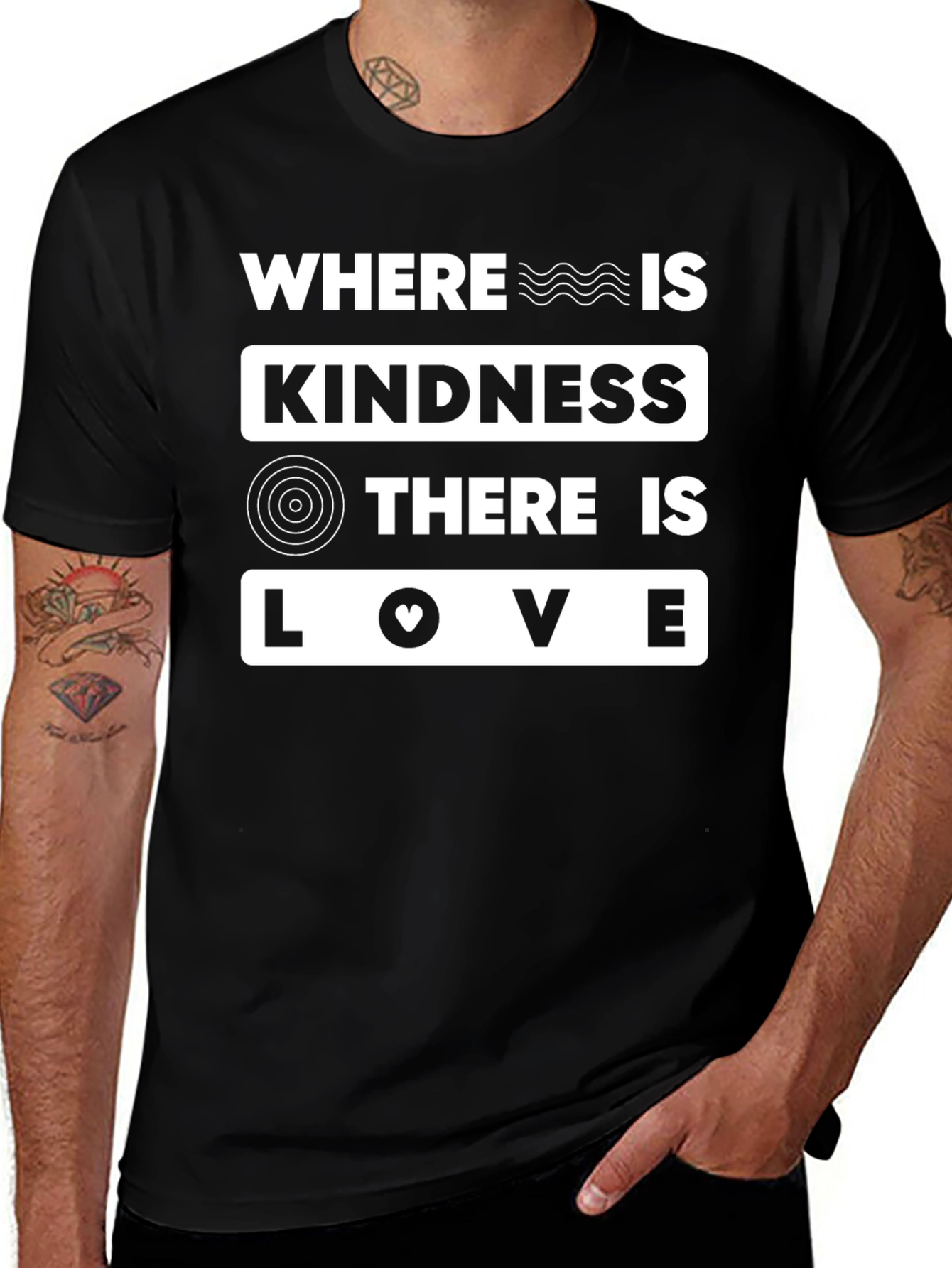 Kindness and Love Graphic T-Shirt