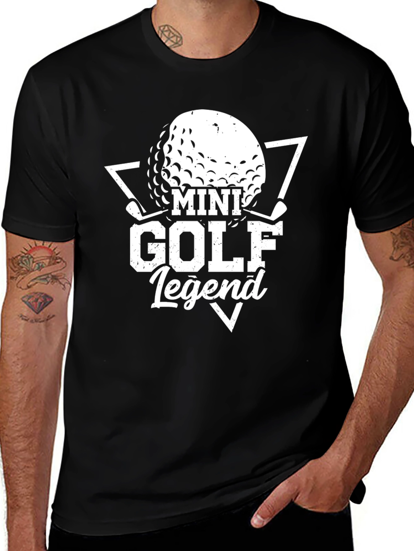 Mini Golf Legend Black T-Shirt