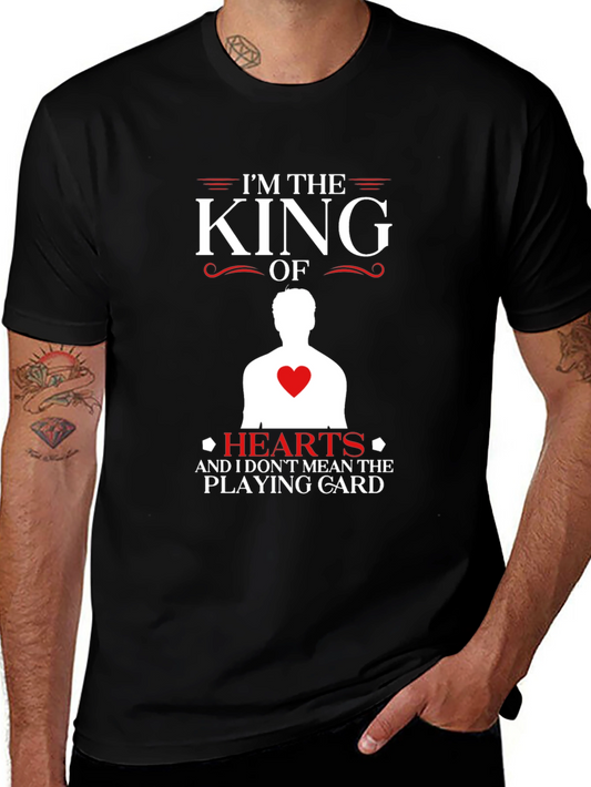 King of Hearts Novelty Graphic Tee