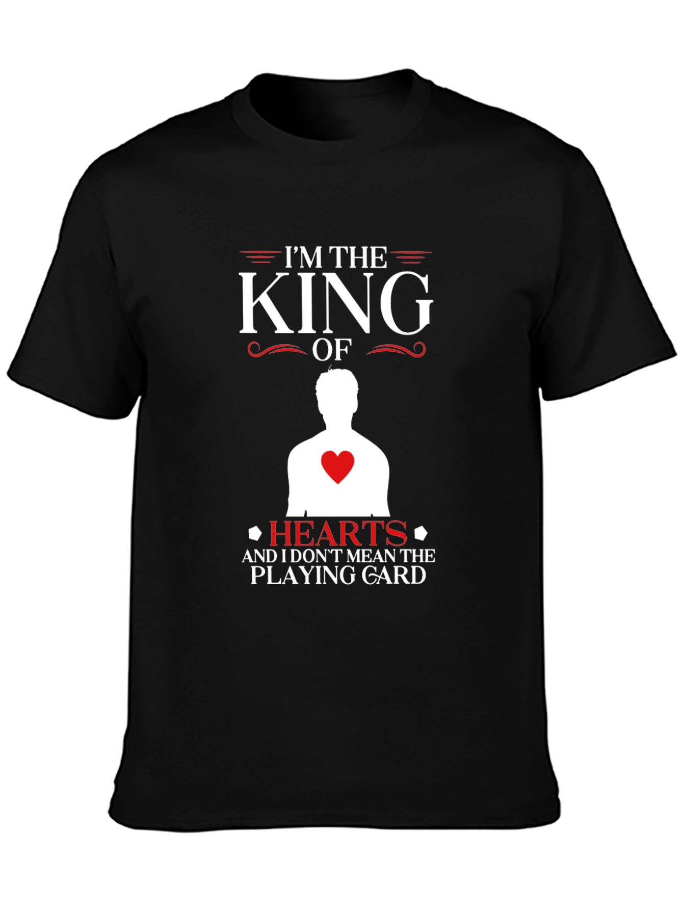 King of Hearts Novelty Graphic Tee