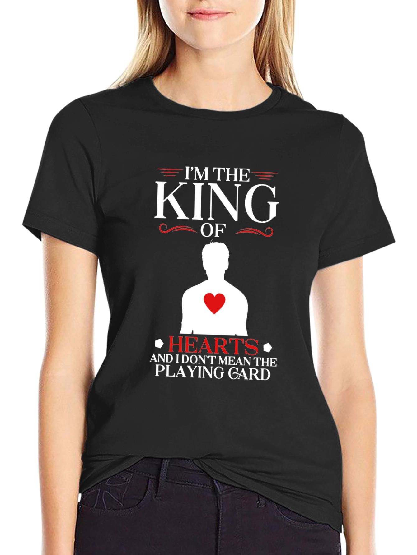 King of Hearts Novelty Graphic Tee