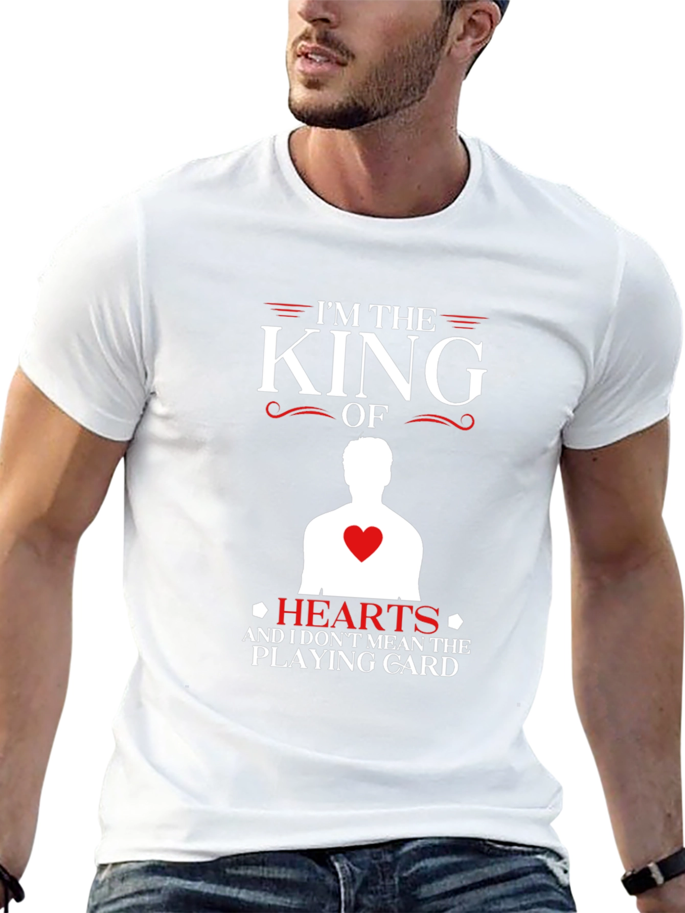King of Hearts Novelty Graphic Tee