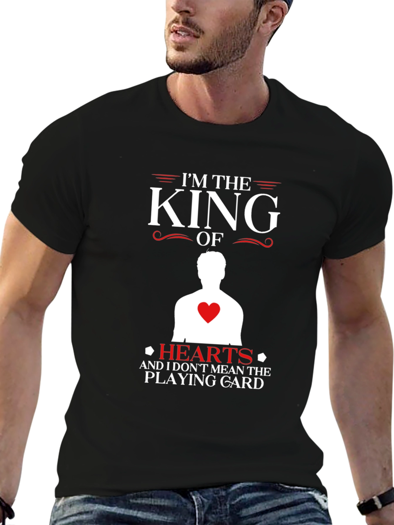 King of Hearts Novelty Graphic Tee