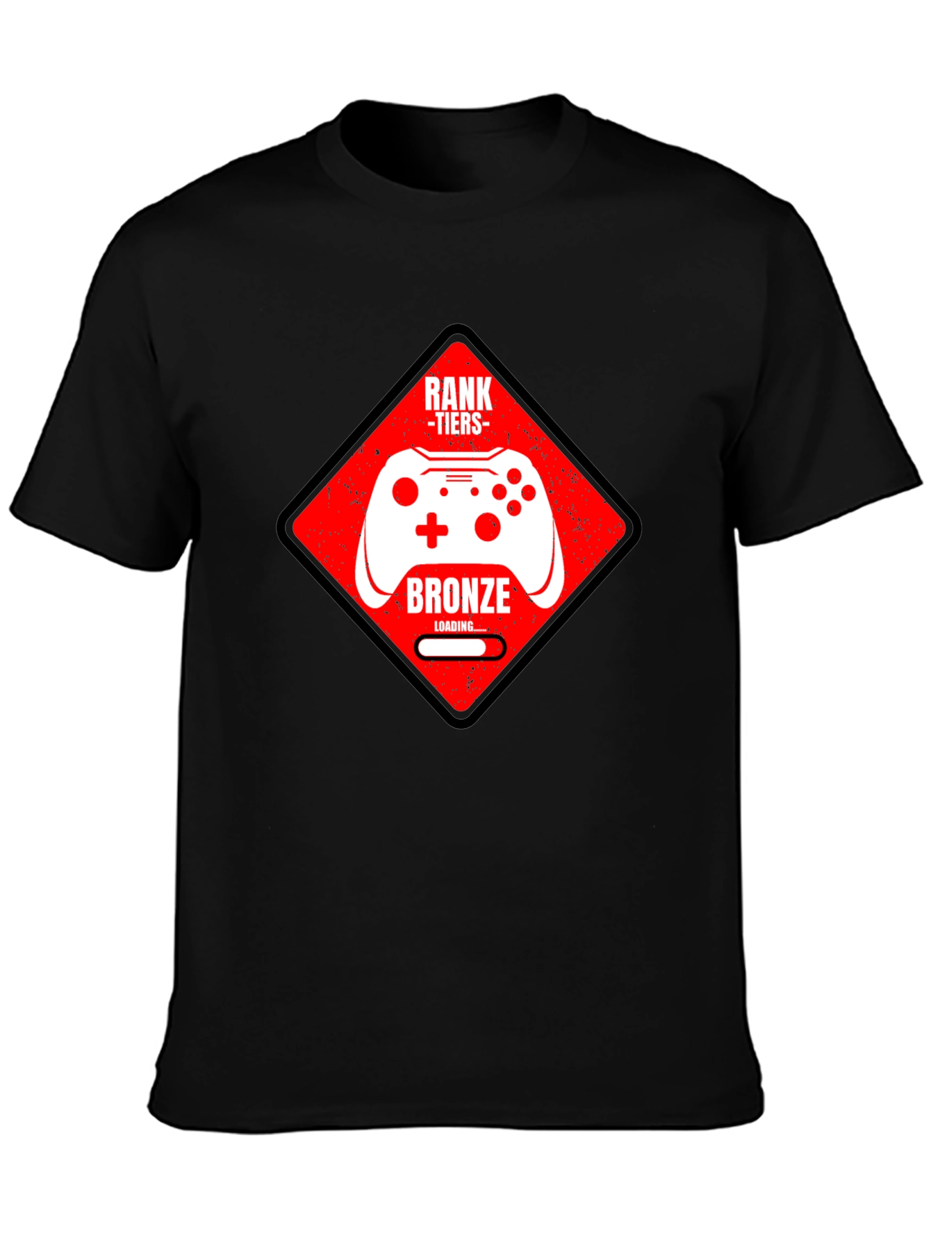 Gamer Bronze Rank T-Shirt - Black