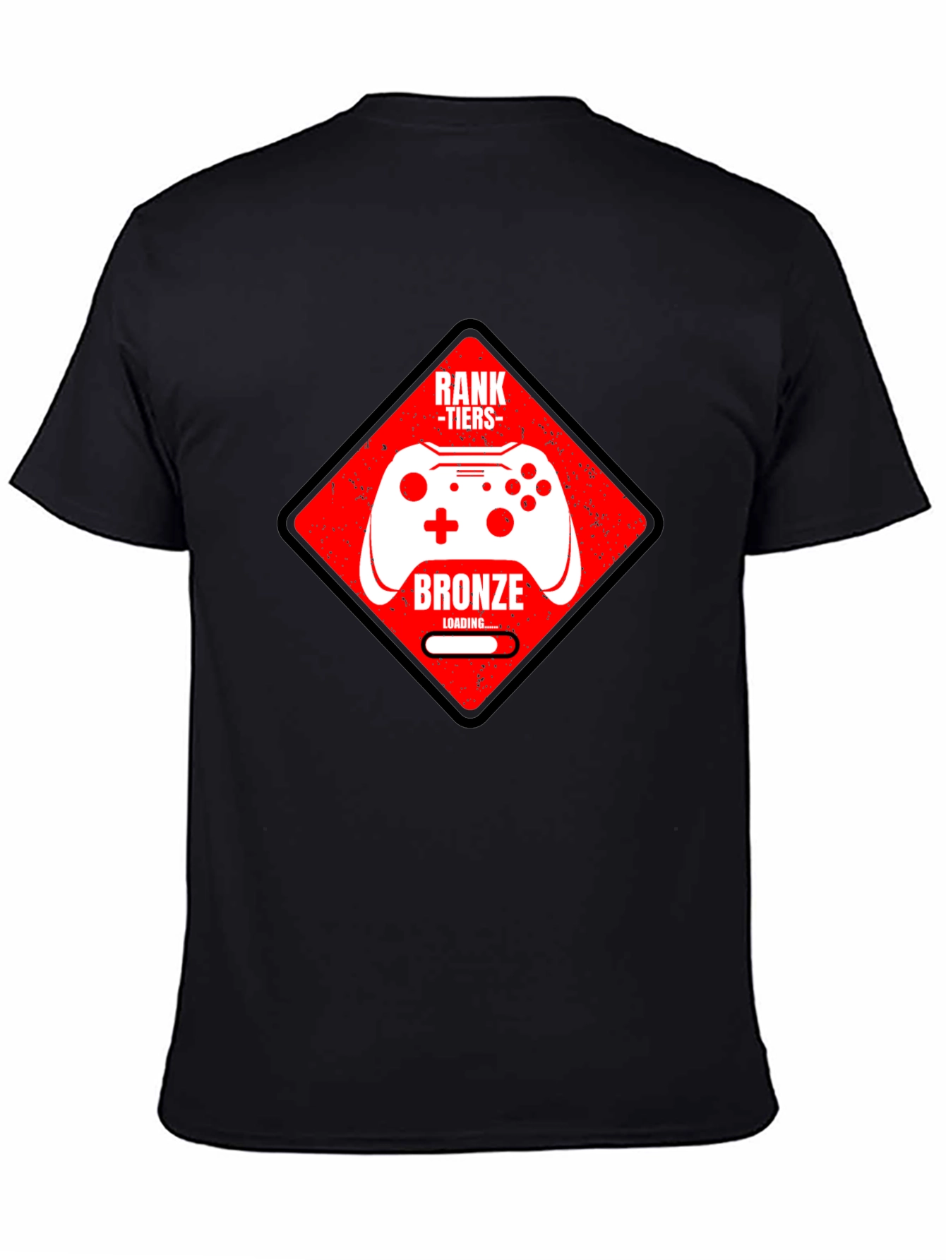 Gamer Bronze Rank T-Shirt - Black