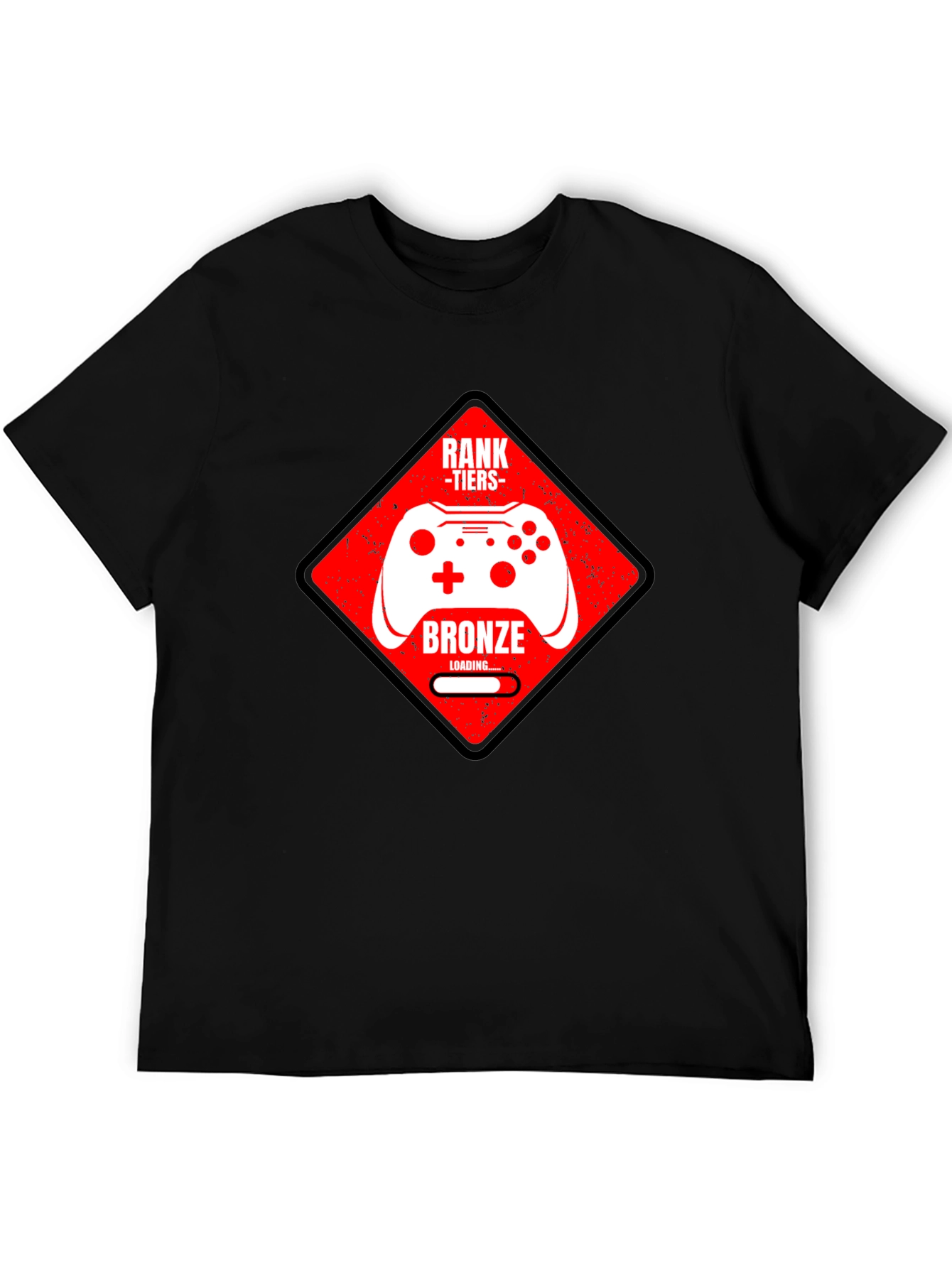Gamer Bronze Rank T-Shirt - Black