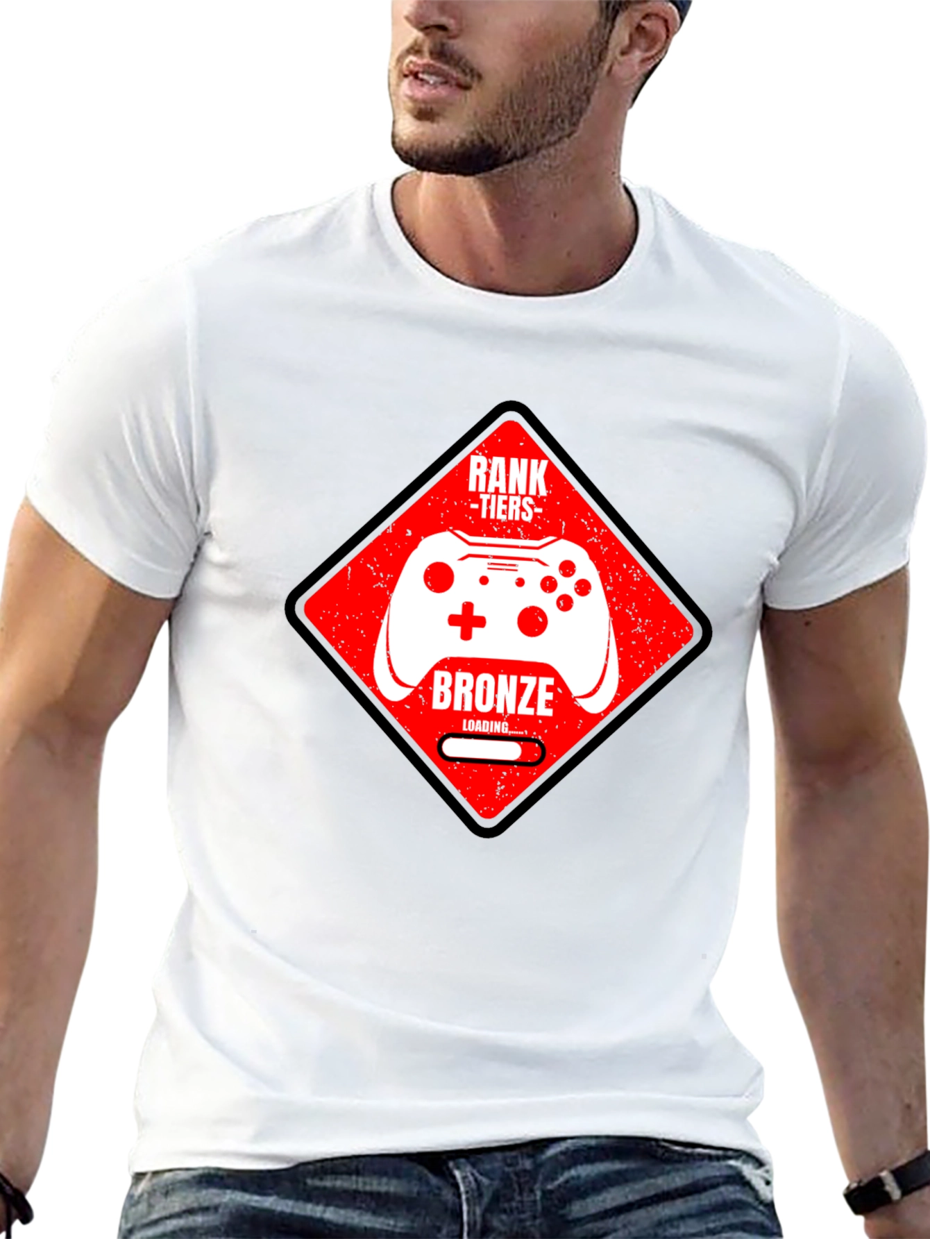 Gamer Bronze Rank T-Shirt - Black