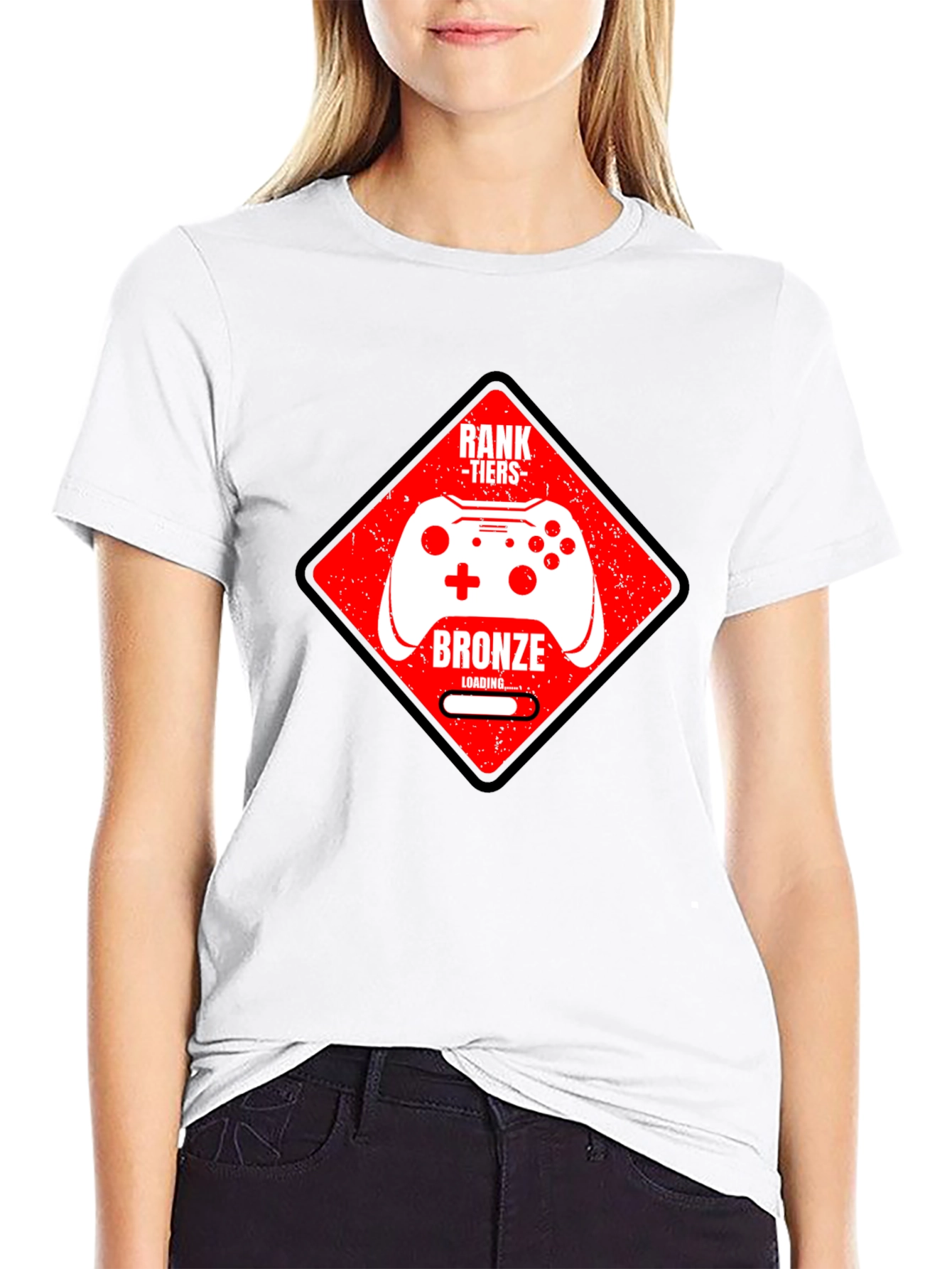 Gamer Bronze Rank T-Shirt - Black