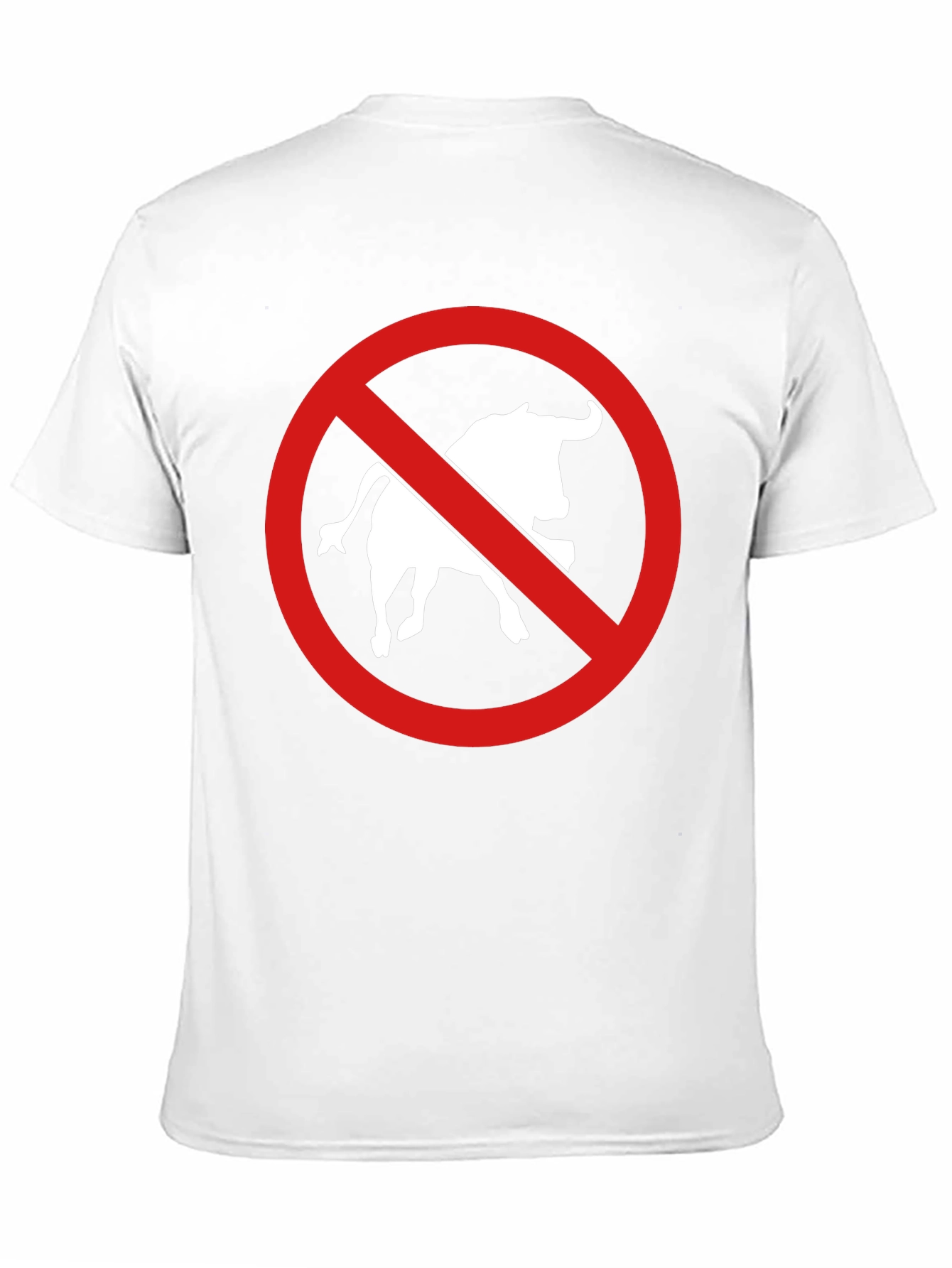 Anti Bullfighting T-Shirt - Black Cotton Tee