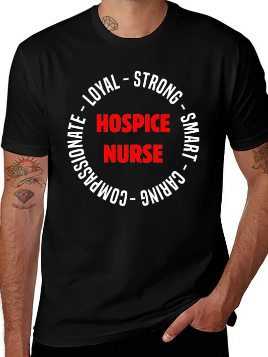 Hospice Nurse Strong & Caring T-Shirt