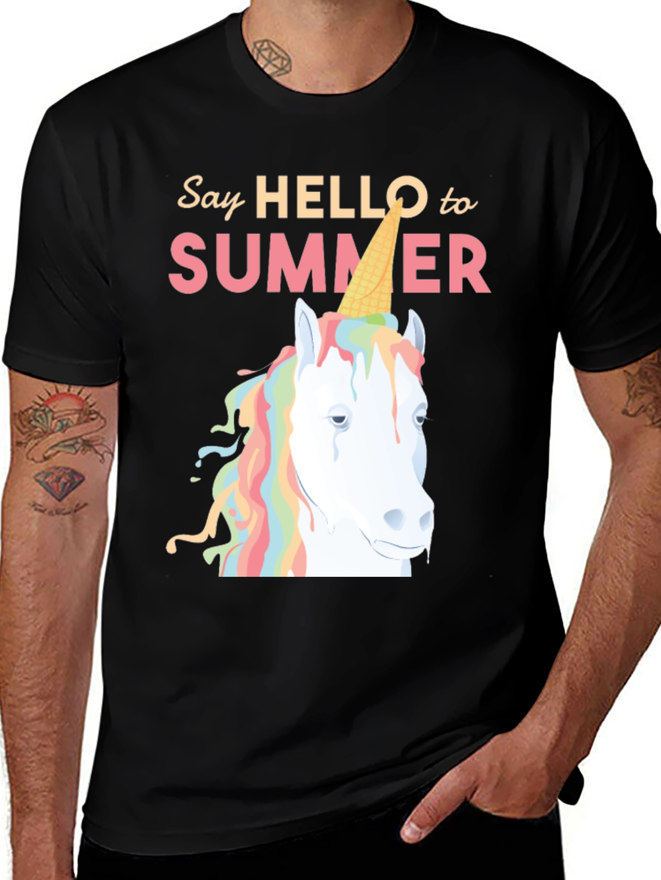 Unicorn Ice Cream Summer T-Shirt
