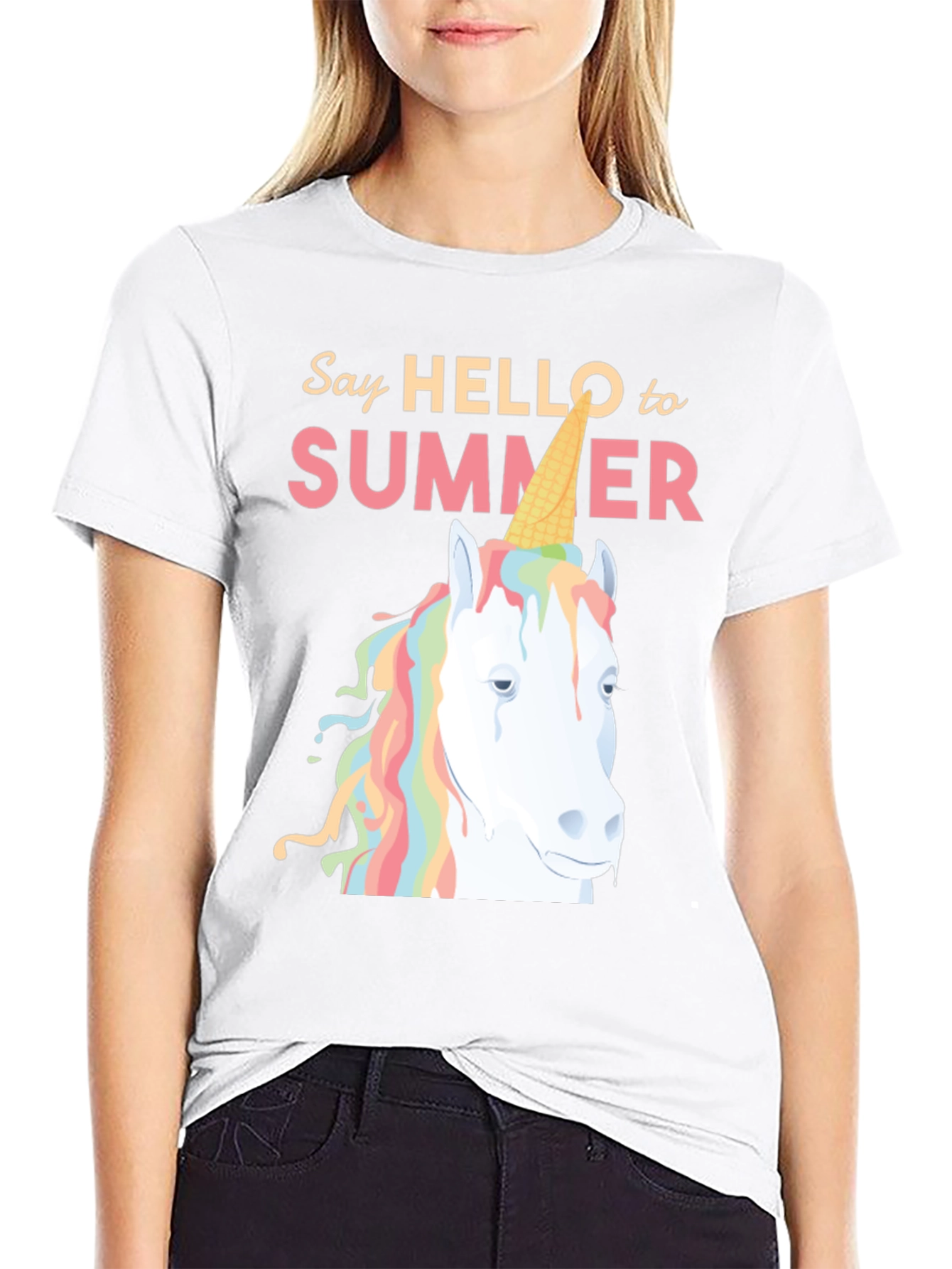 Unicorn Ice Cream Summer T-Shirt