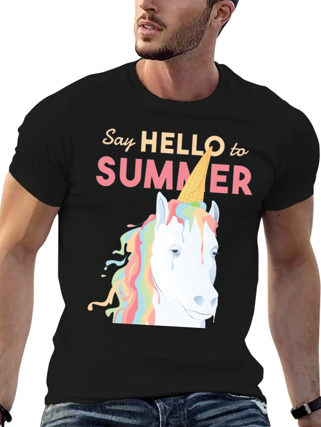 Unicorn Ice Cream Summer T-Shirt