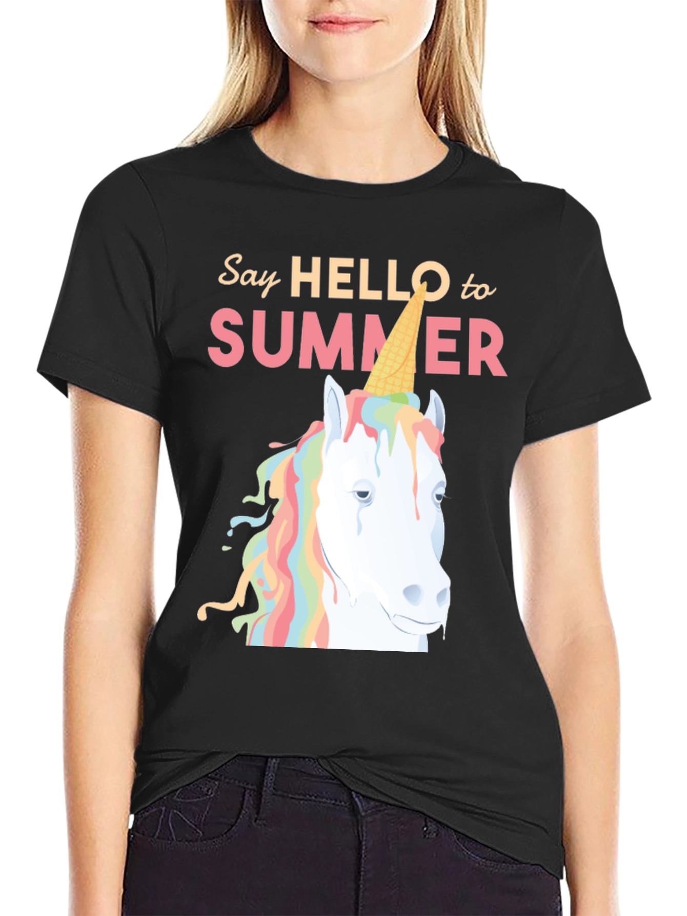Unicorn Ice Cream Summer T-Shirt