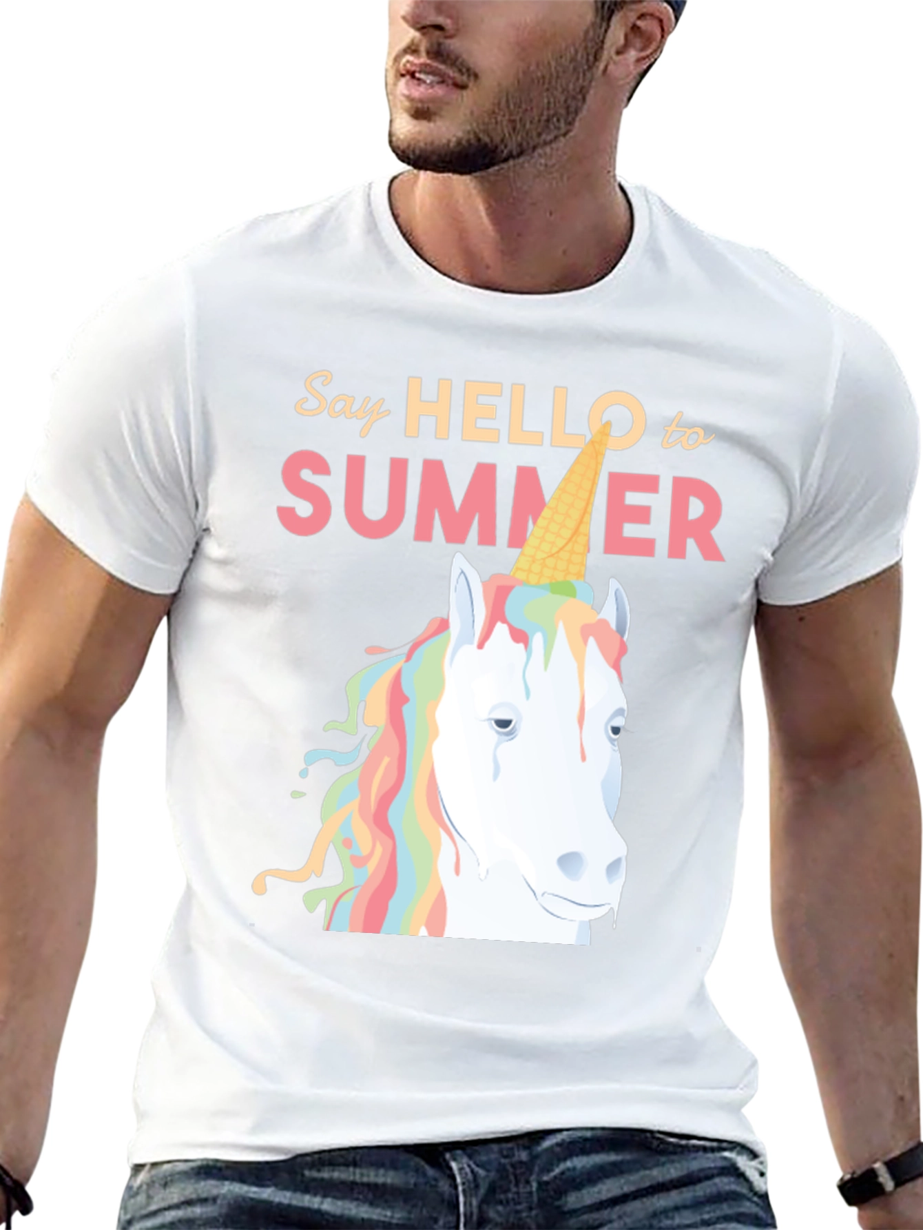 Unicorn Ice Cream Summer T-Shirt