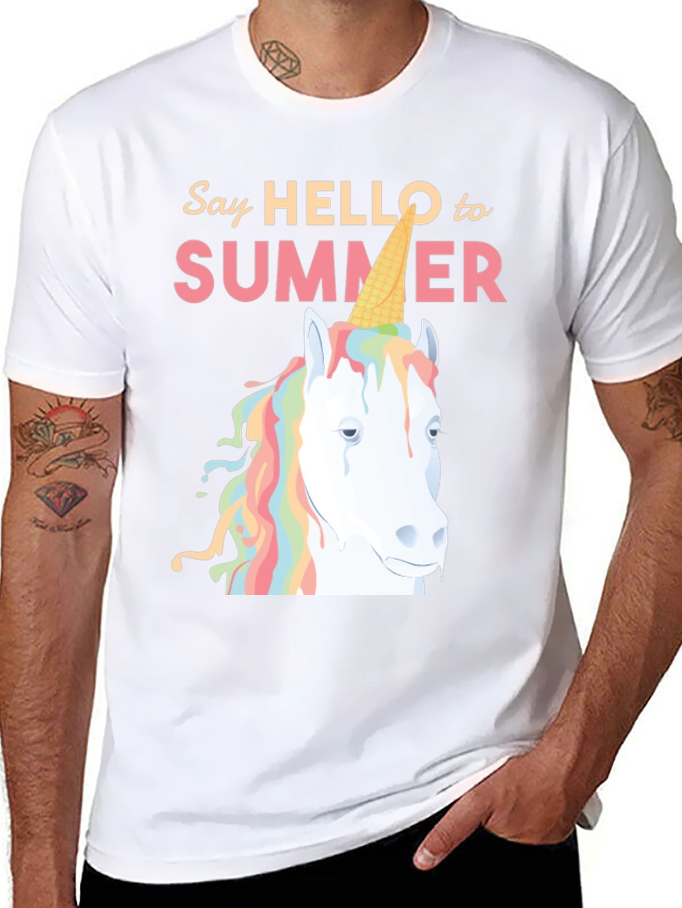 Unicorn Ice Cream Summer T-Shirt
