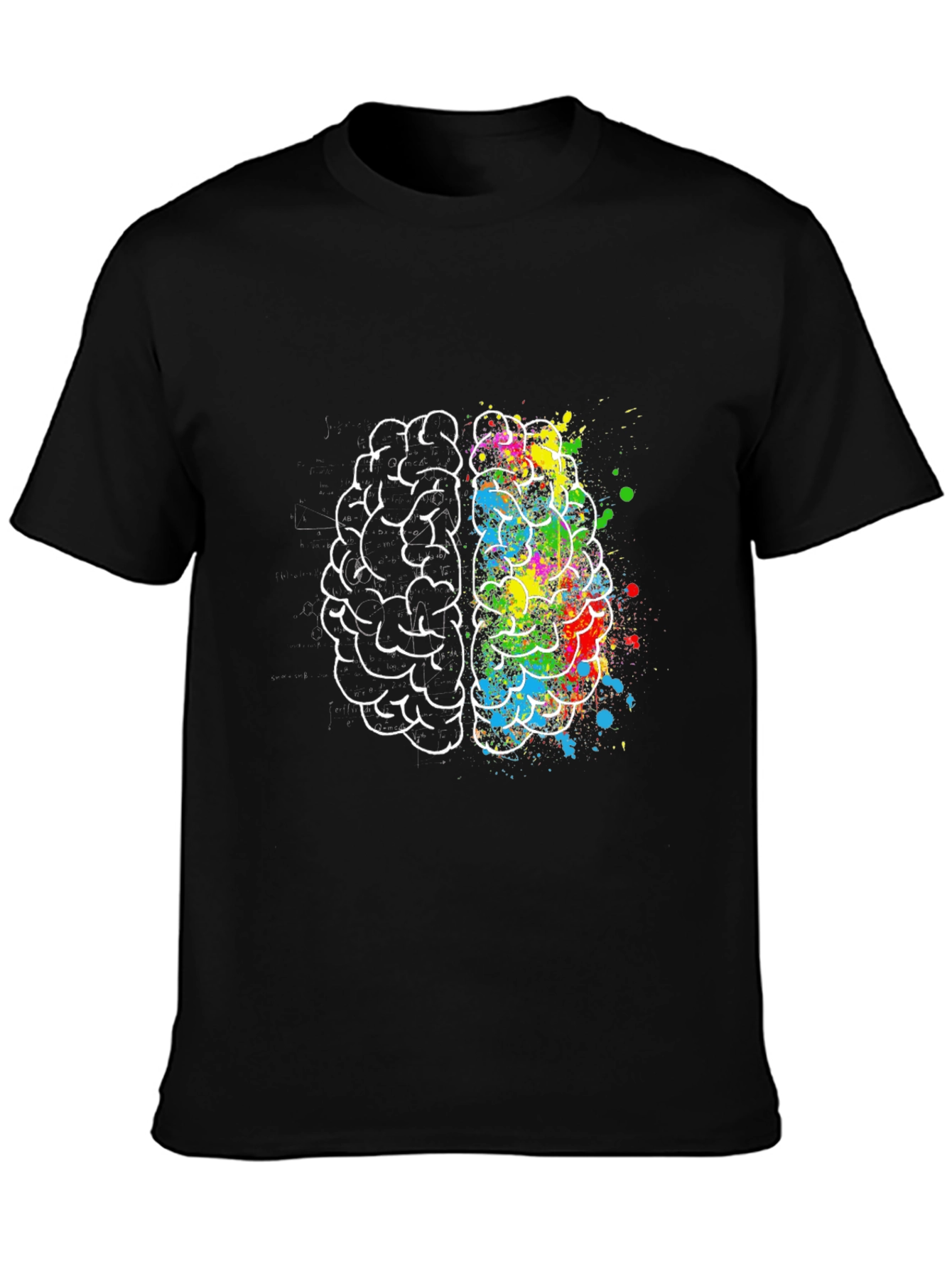 Brain Art Mens Graphic T-Shirt