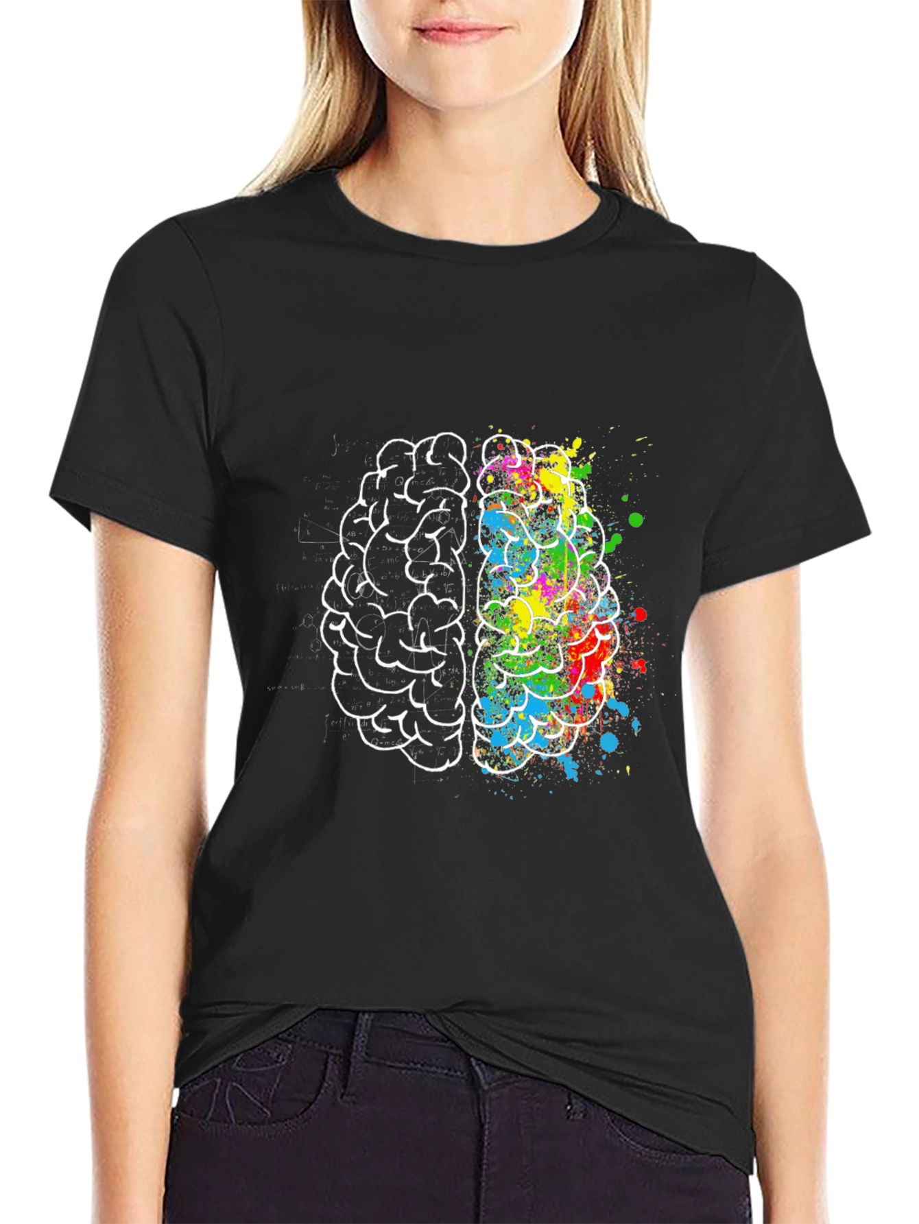 Brain Art Mens Graphic T-Shirt