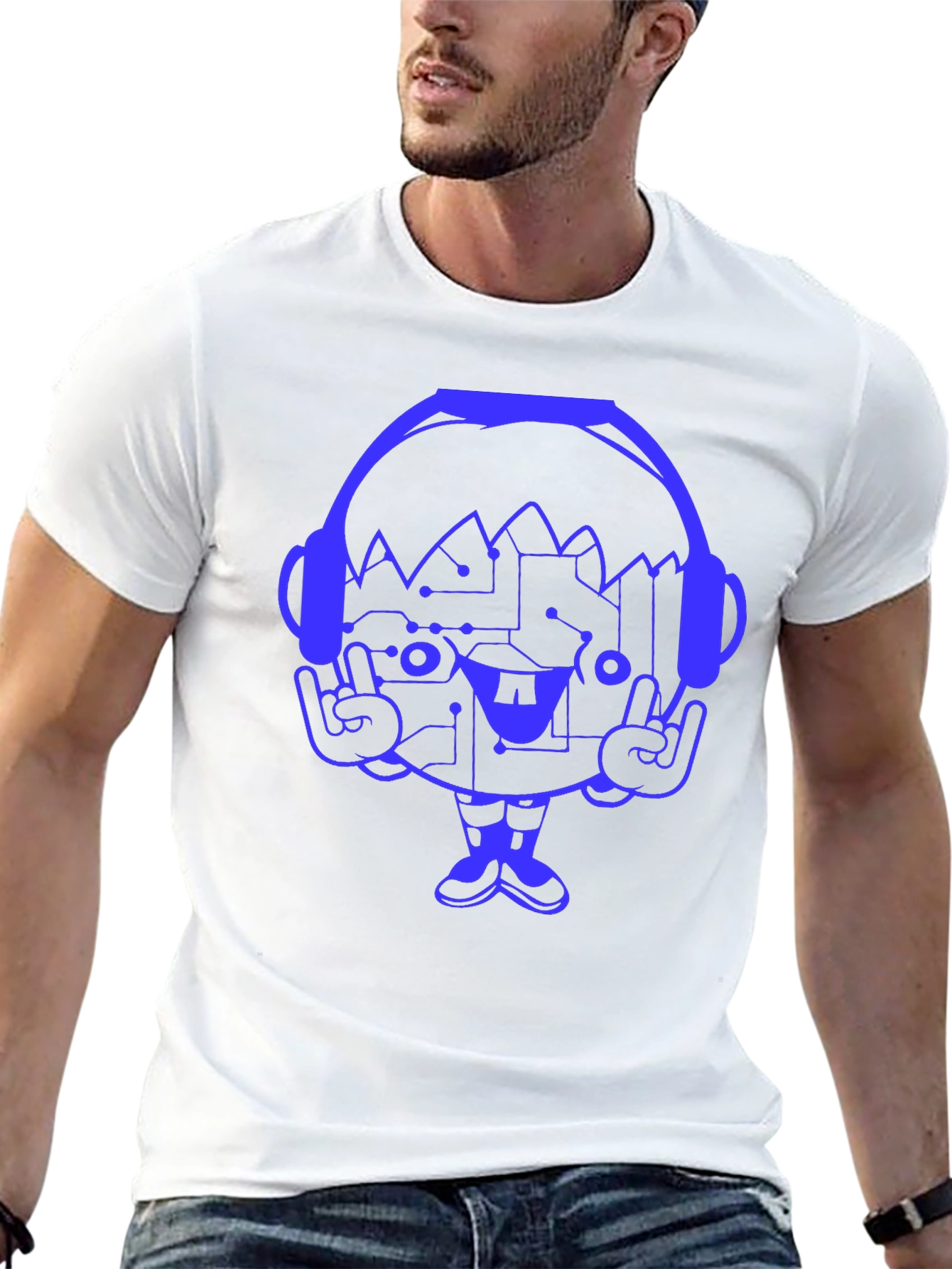 Cool Cartoon Graphic T-Shirt