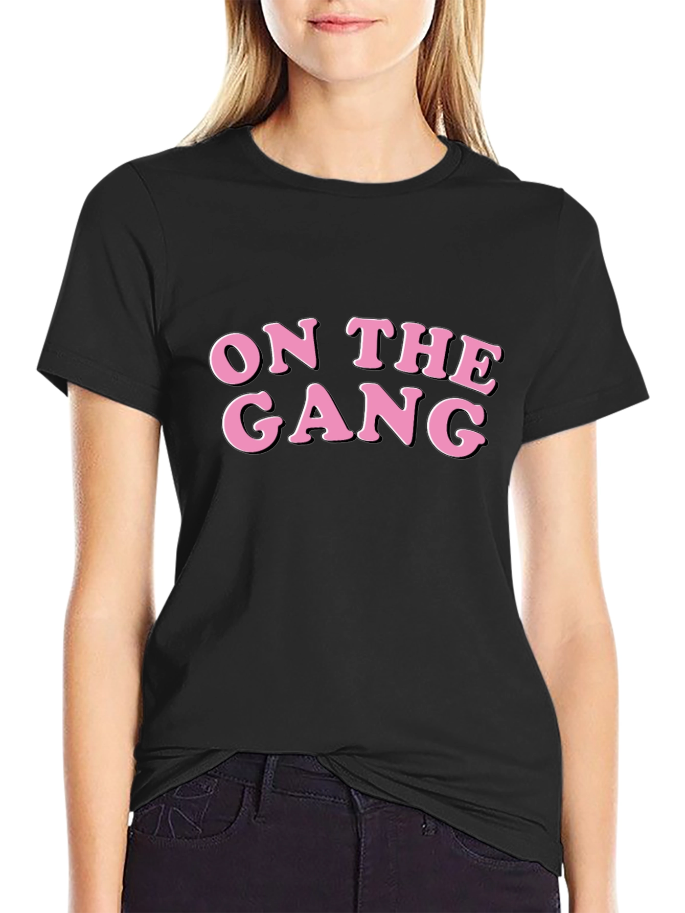 On the Gang Black T-Shirt