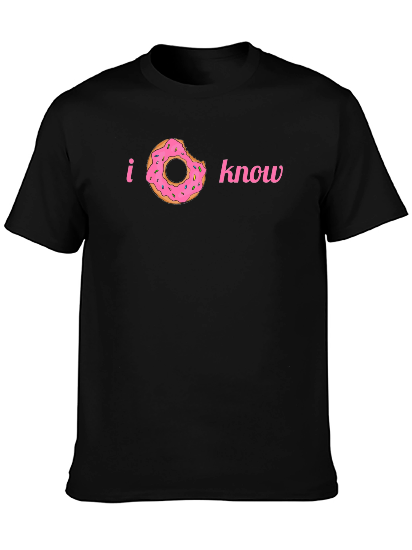 I Donut Know Funny Graphic Tee Shirt